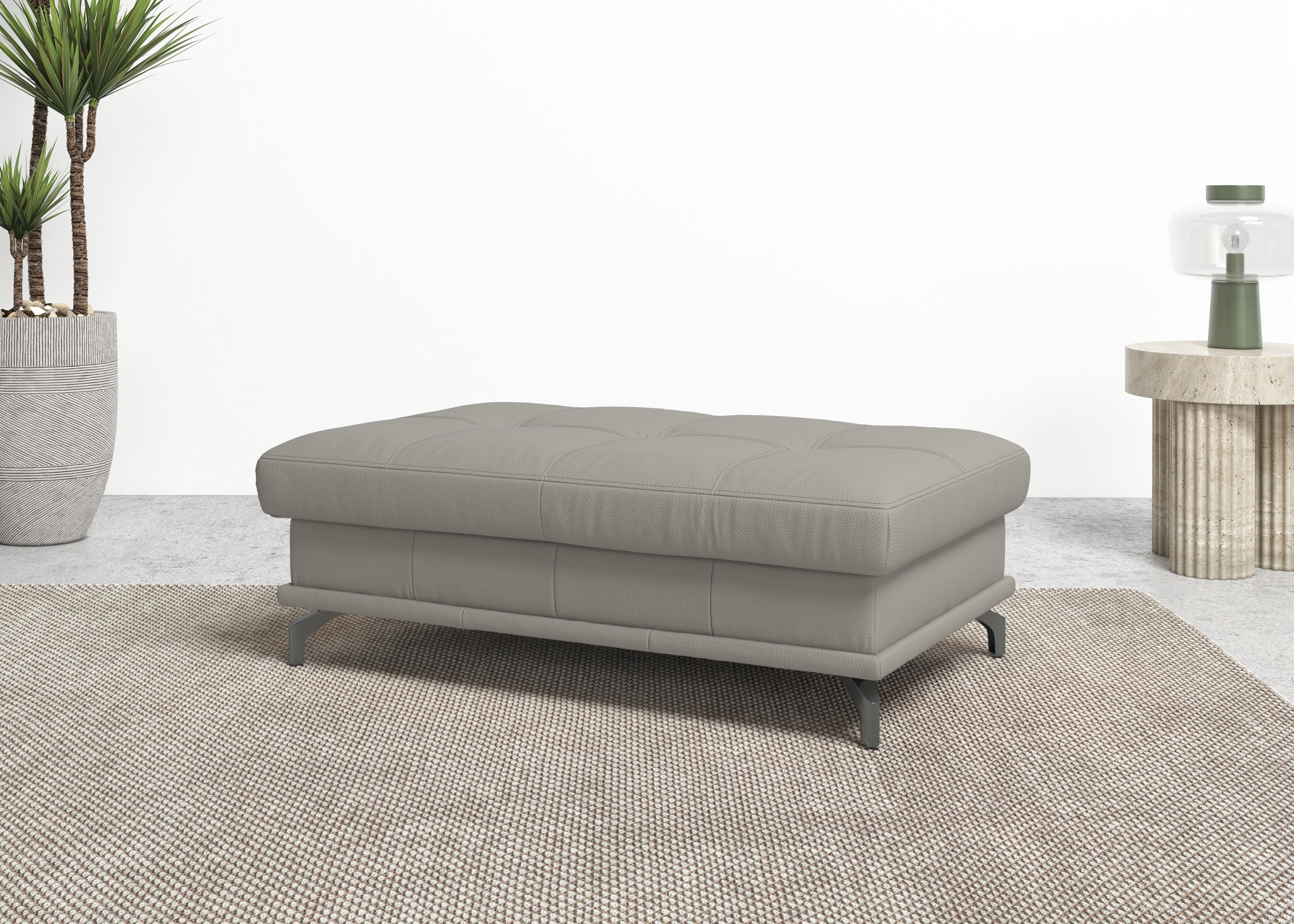 OTTO home Polsterhocker "Costello, B: 133 cm" individuell zu kombinieren, Federkern