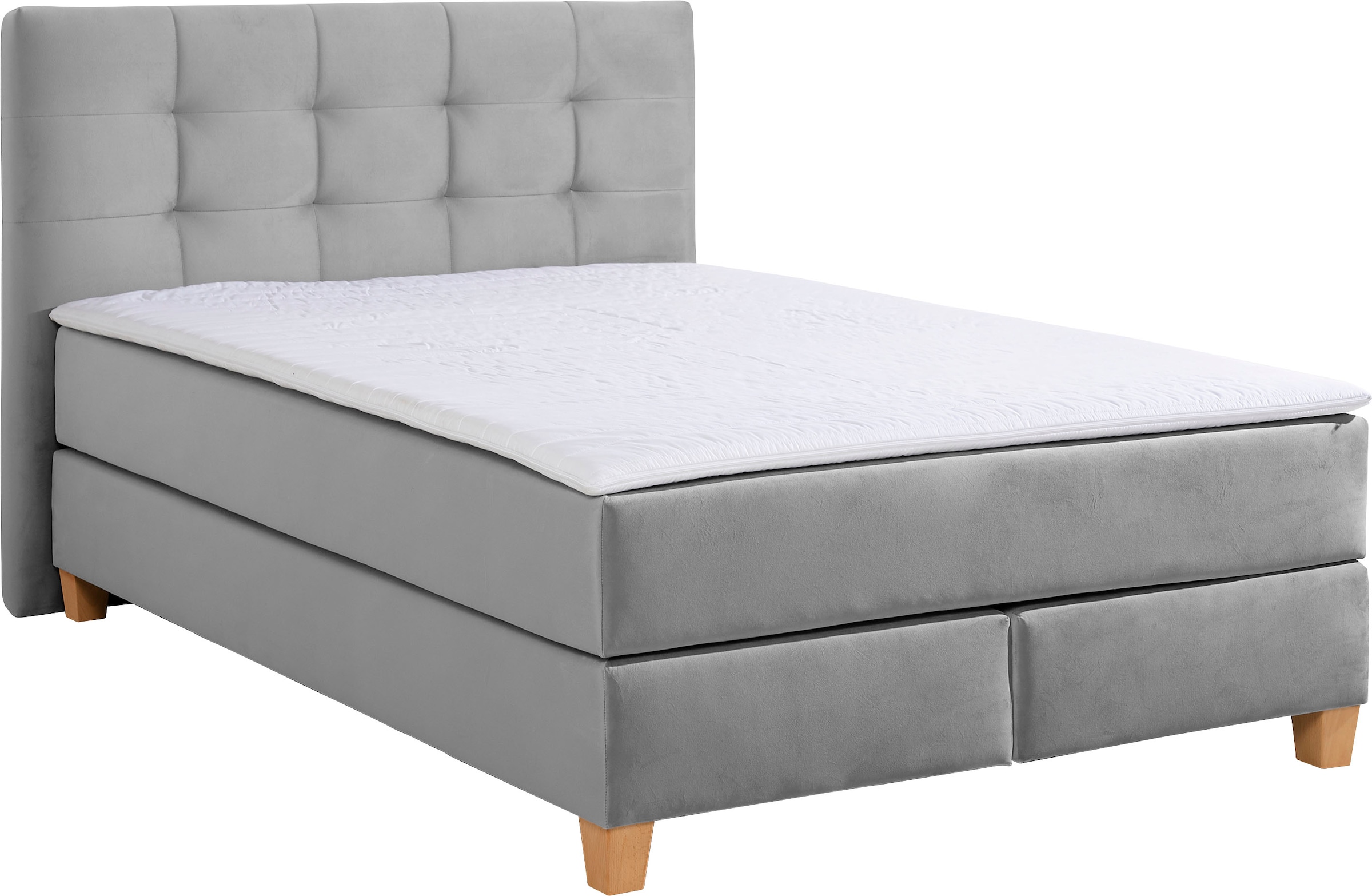 Home affaire Boxspringbett »Moulay«, inkl. Topper, in 3 Härtegraden, TFK auch in Härtegrad 4