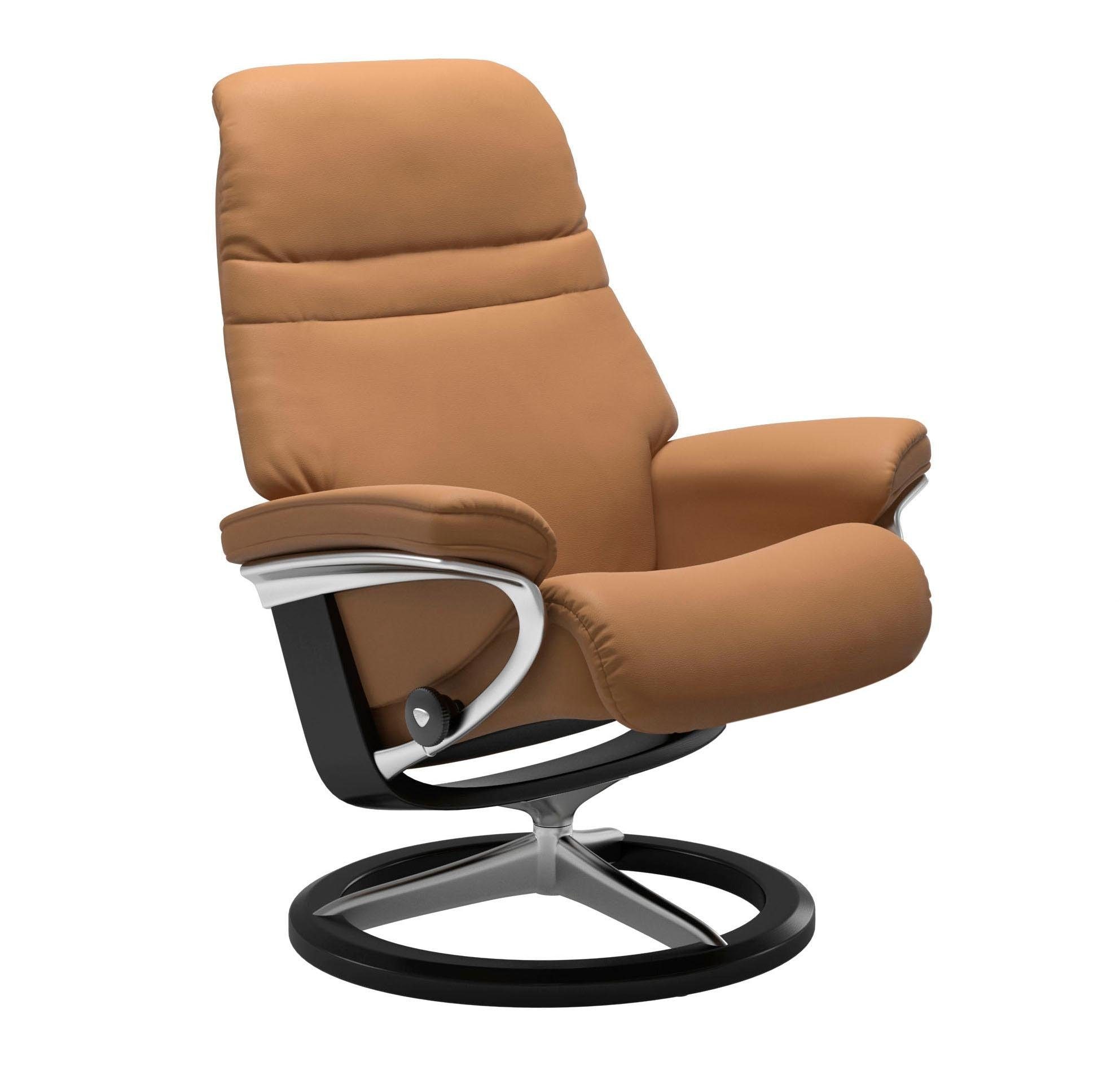 Stressless Relaxsessel "Sunrise" mit Signature Base, Größe L, Gestell Schwarz, in 2 Bezugsqualitäten lieferbar