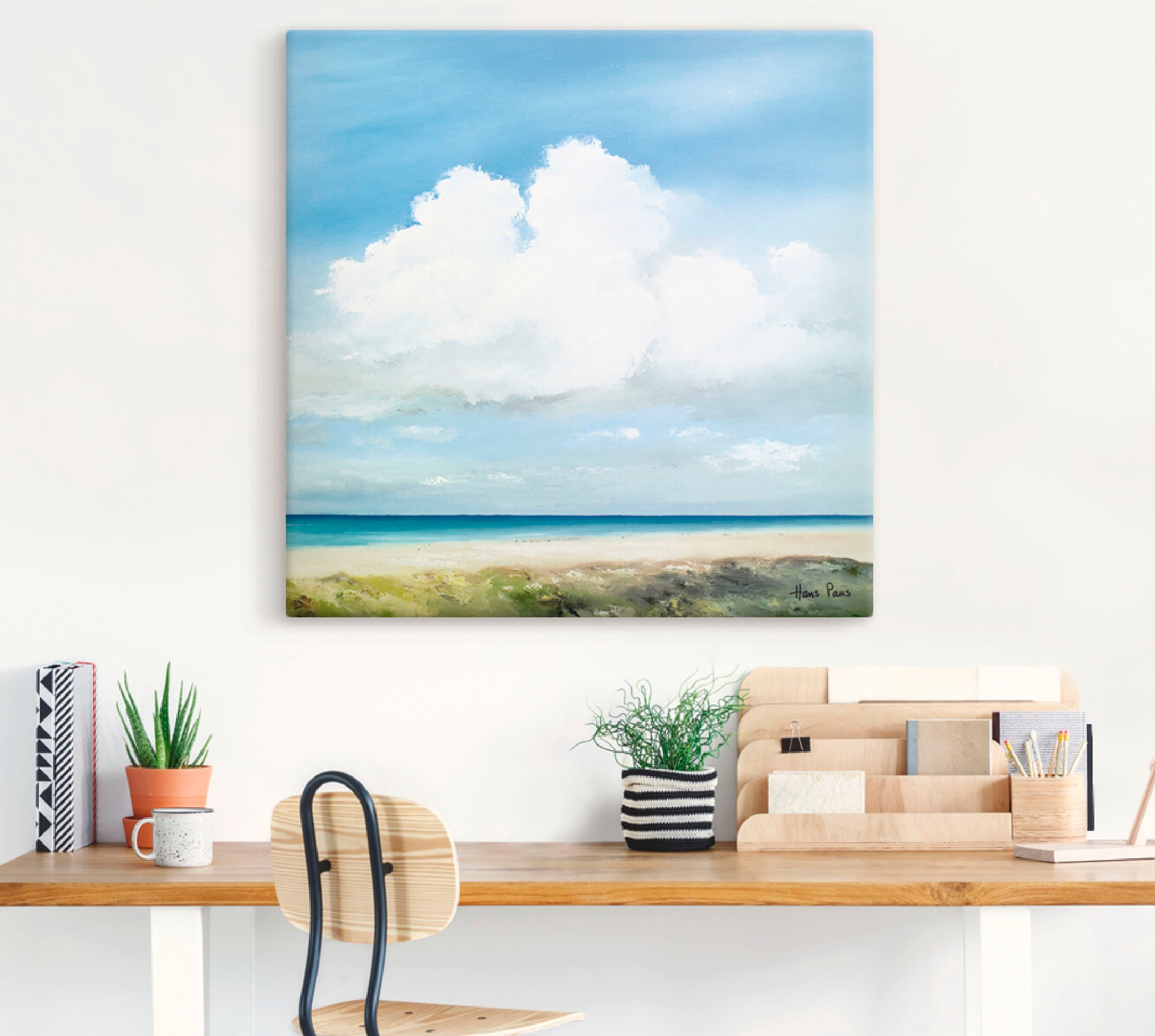 Artland Wandbild »Landschaft II«, Himmel, (1 St.), als Leinwandbild, Wandaufkleber oder Poster in versch. Größen