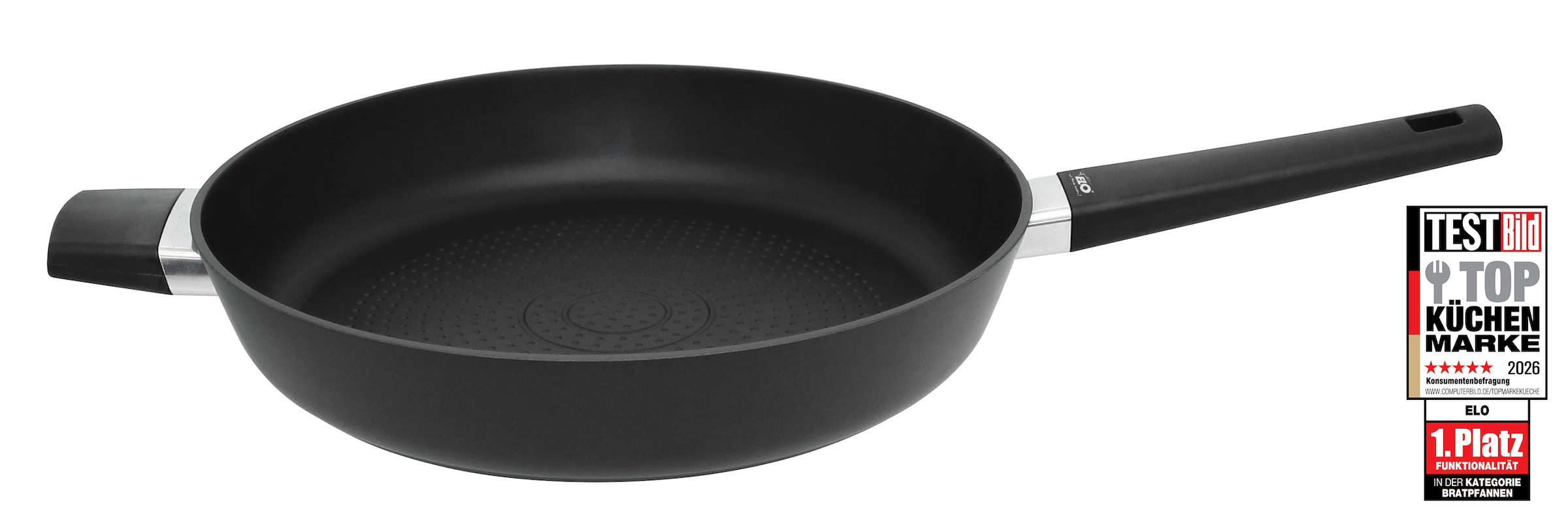 Elo Bratpfanne "Smart Wave" Aluminium 1 tlg. Für alle Herdarten geeignet, inkl. Induktion