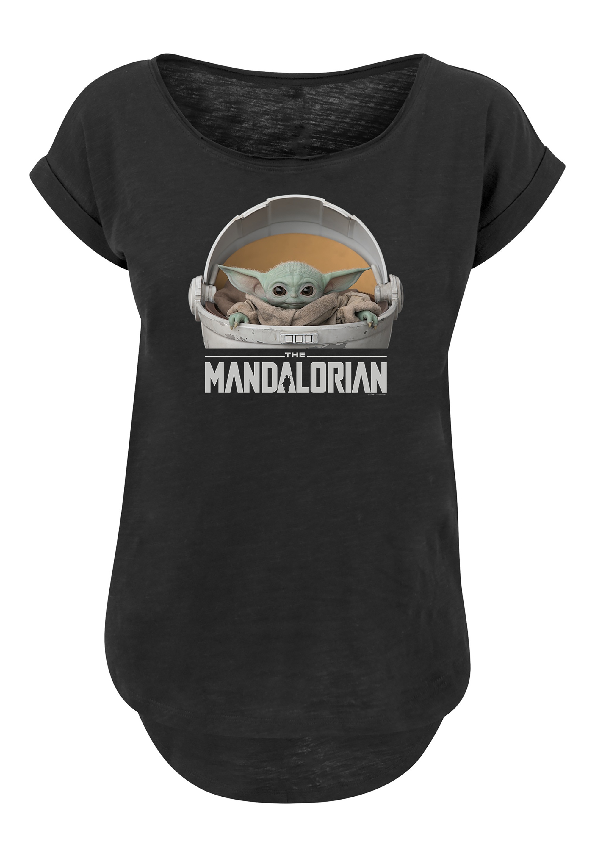 F4NT4STIC T-Shirt »Star Wars The Mandalorian Baby Yoda«, Print