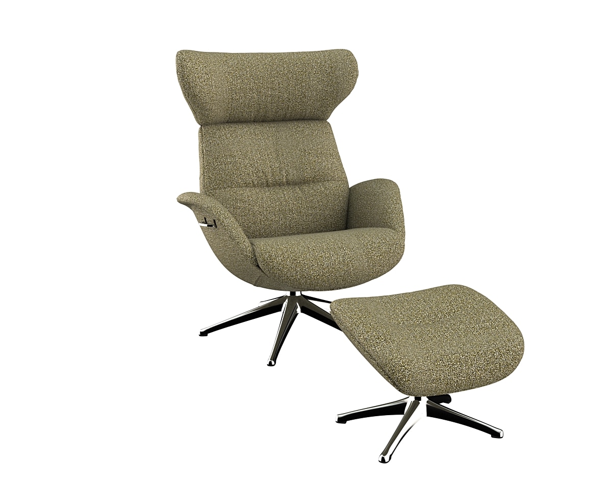 FLEXLUX Relaxsessel "Fernsehsessel More, ergonomisch, drehbar, robuster Fuß günstig online kaufen
