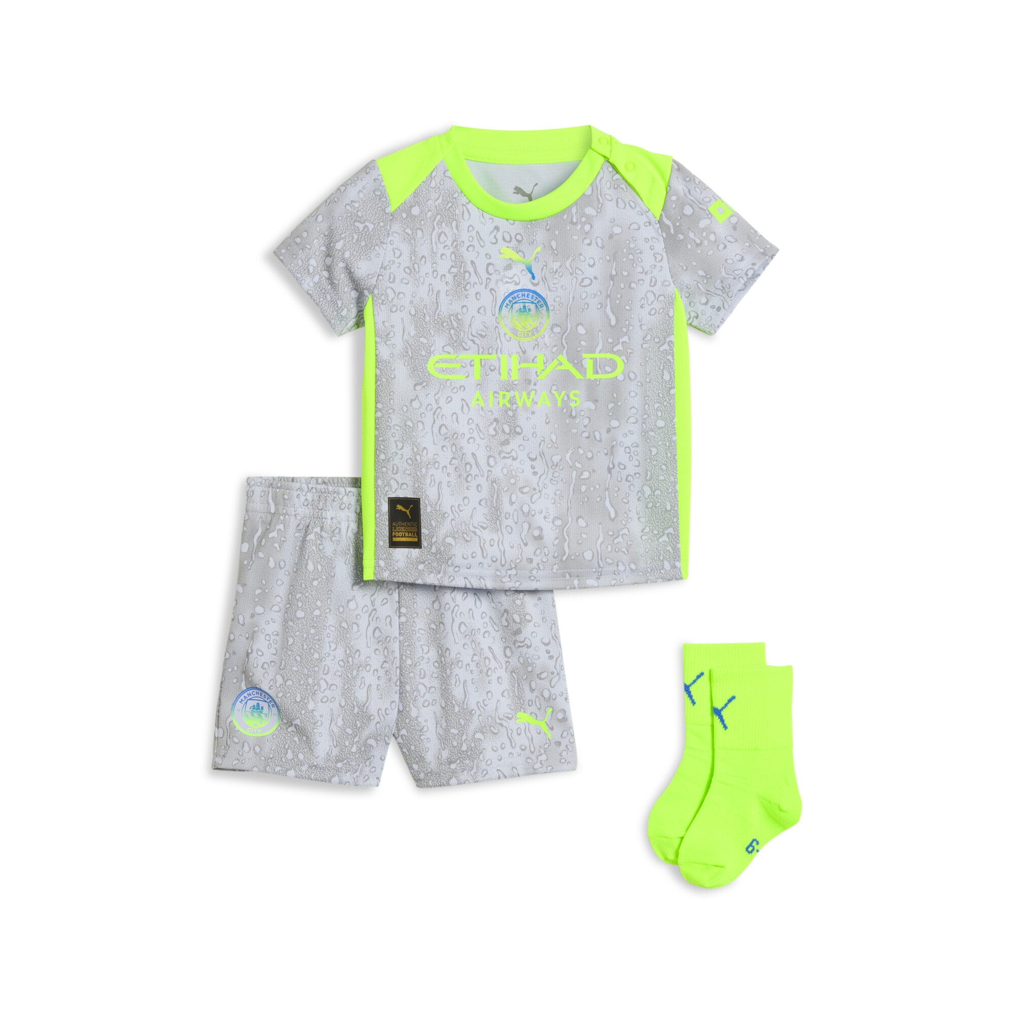 PUMA "Manchester City 25/26 Ausweichtrikot Kit Kinder"