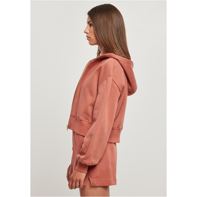 URBAN CLASSICS Sweatjacke »Damen Ladies Short Oversized Zip Jacket«, (1 tlg.)  für kaufen | BAUR