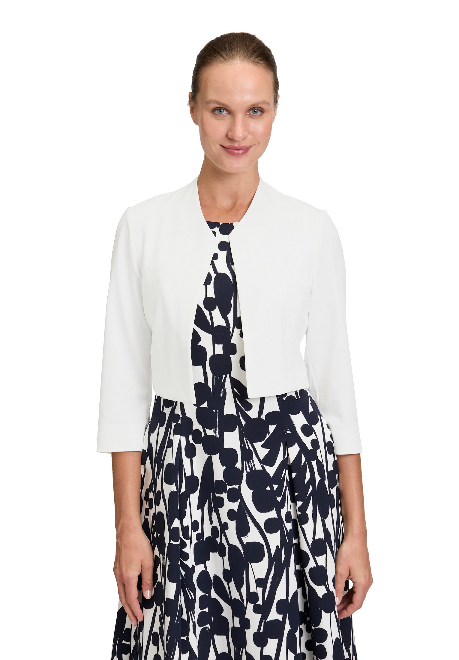 Vera Mont Sweatjacke "Vera Mont Damen Bolero-Jacke figurbetont", Nahtführun günstig online kaufen