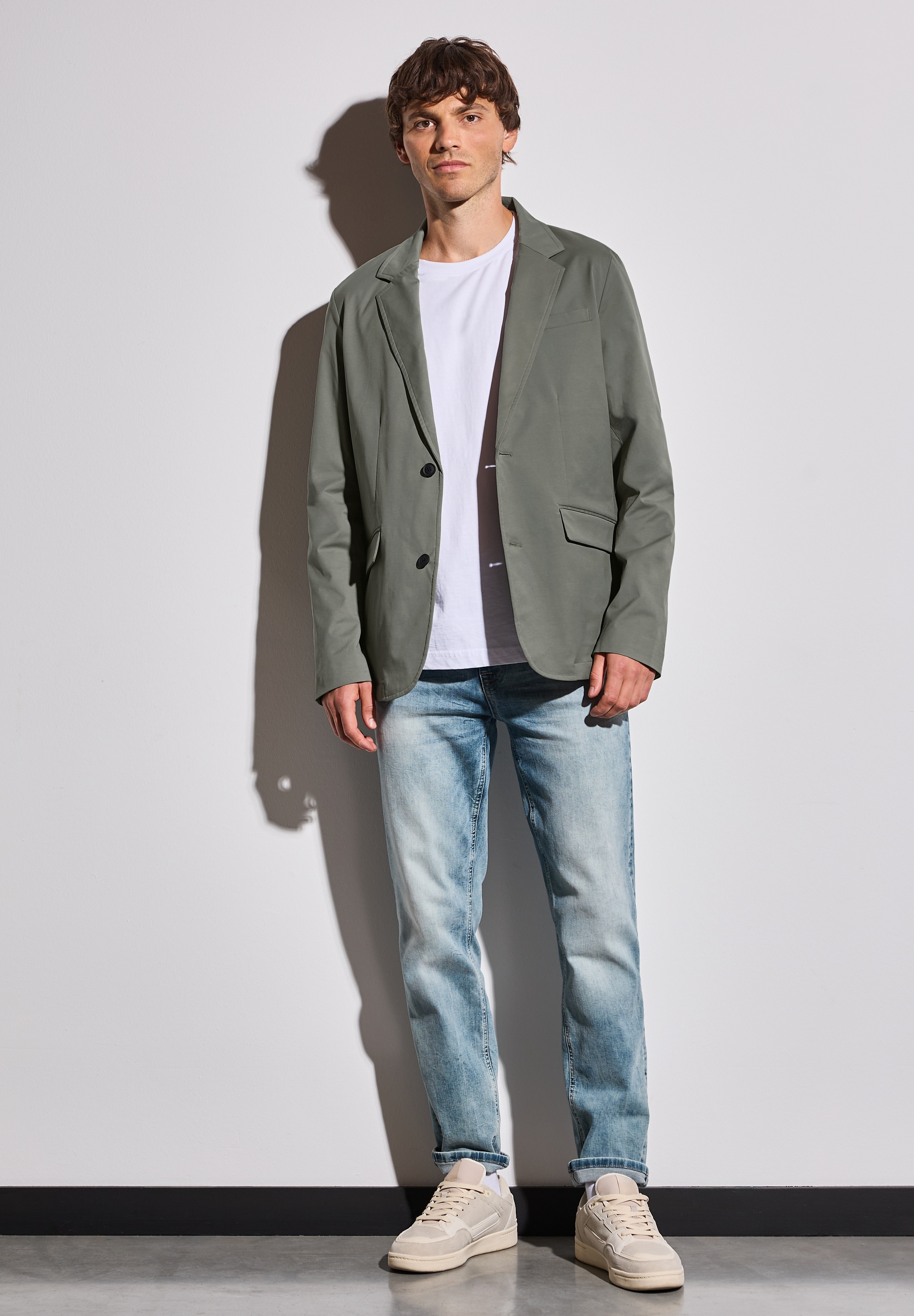 STREET ONE MEN Sakko, aus softem Materialmix