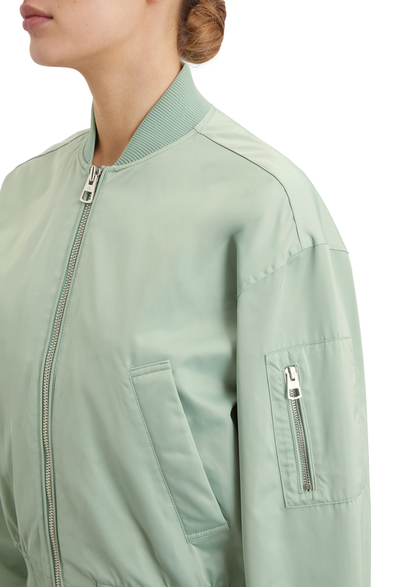 Marc O'Polo Outdoorjacke »aus recyceltem Polyester-Twill«, ohne Kapuze