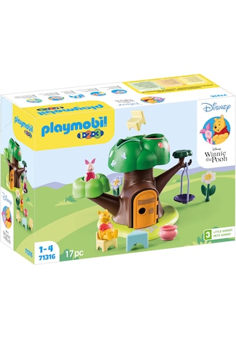 Konstruktions-Spielset »Winnies & Ferkels Baumhaus (71316), Playmobil 1-2-3«, (17 St.)