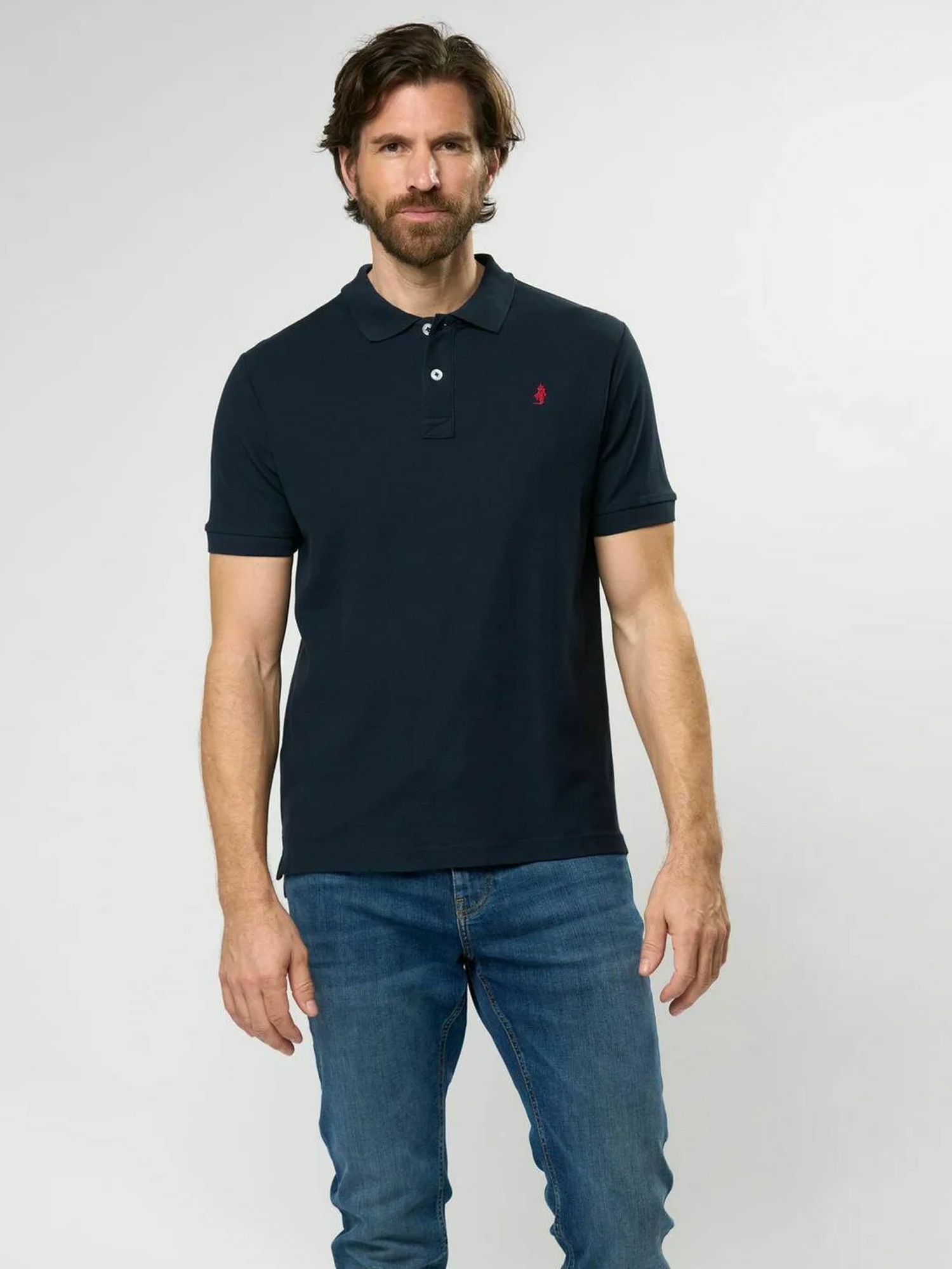MCS Kurzarmhemd "MCS Polo Hurst" günstig online kaufen