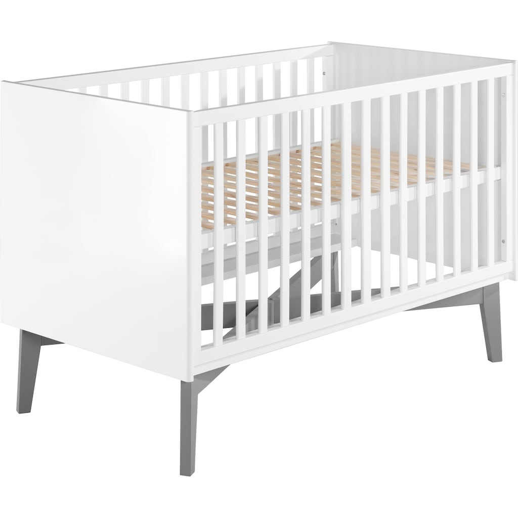 roba® Babyzimmer-Komplettset »Mika«, (Set, 3 St., Kombi-Kinderbett, Kleiderschrank, Wickelkommode)