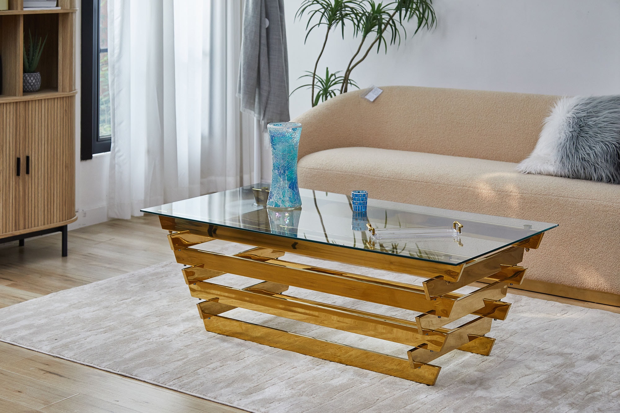 SalesFever Couchtisch "Eleganter Couchtisch für Wohnzimmer" Edles Design-Ge günstig online kaufen
