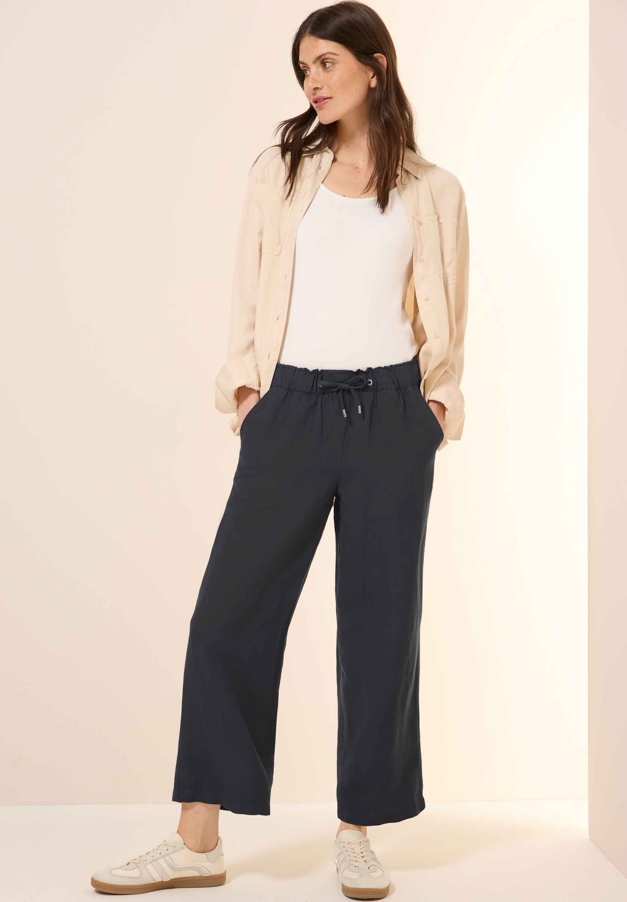Cecil Leinenhose »Style Neele«, mit Kordelzug und aus einem Leinenmix