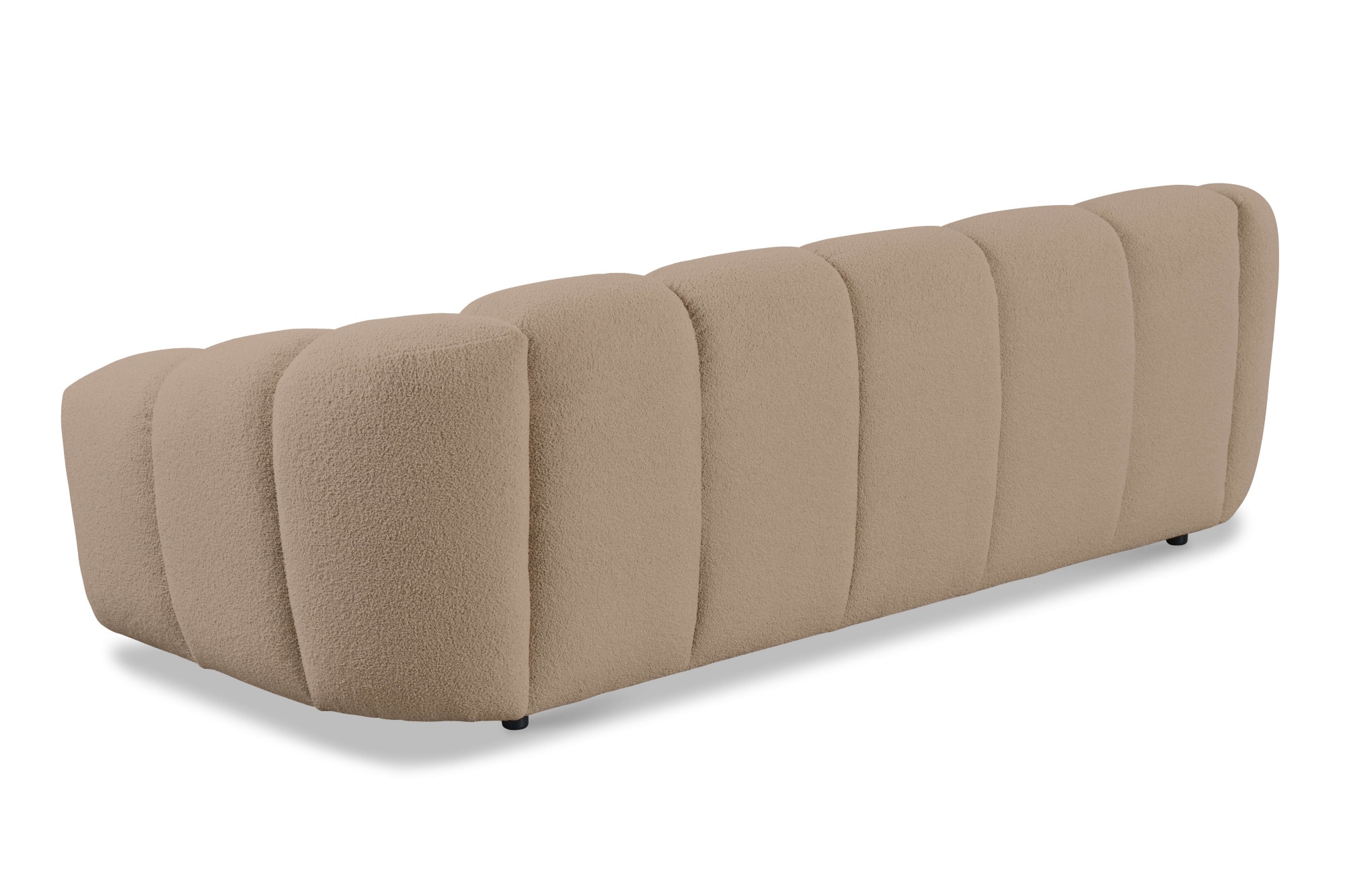 andas 3-Sitzer »Maribik«, Big-Sofa, recycelter Boucle-Stoff, plüschig, Breite 247 cm