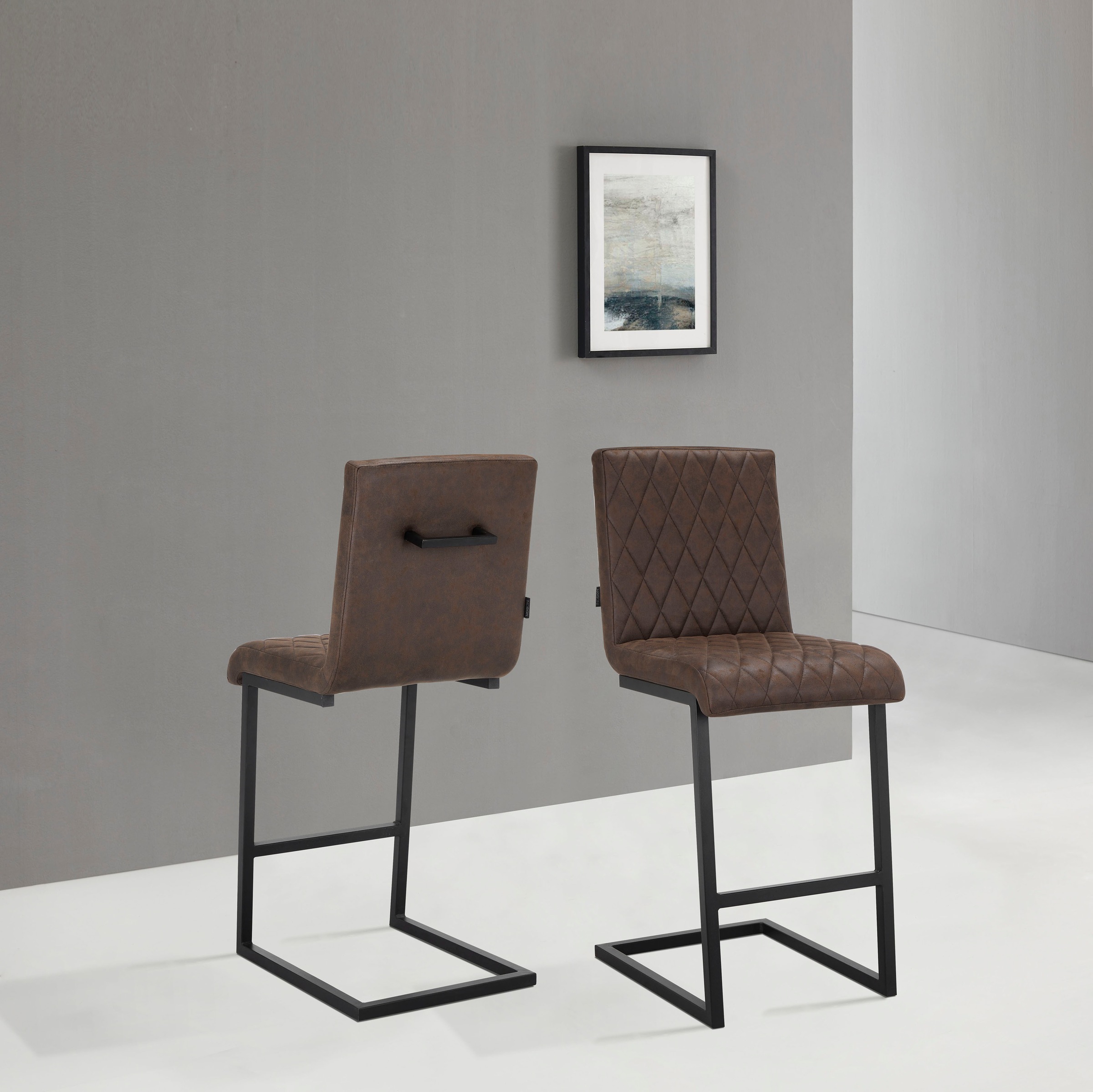 INOSIGN Bistrostuhl "Janelle" () 2 Stk.Sitz und Rücken gepolstert, Nähte am günstig online kaufen