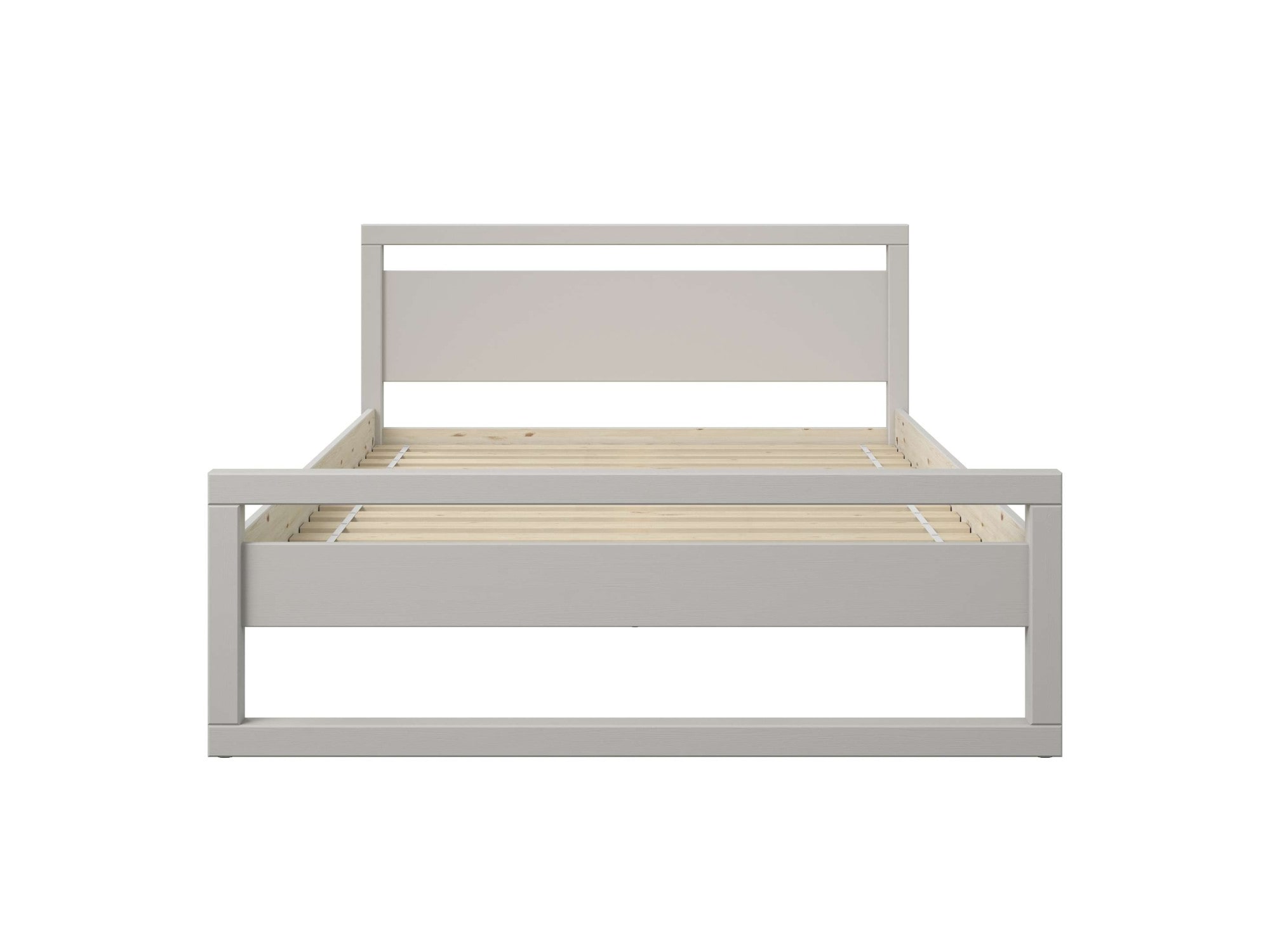 OTTO home Massivholzbett »Wellow , Kaschmir-Beige-Beige, Kiefer, inklusive Lattenrost« Liegefläche 140x200 cm,  nordisch-modern, bis 180 kg belastbar, FSC® & Made in Europe