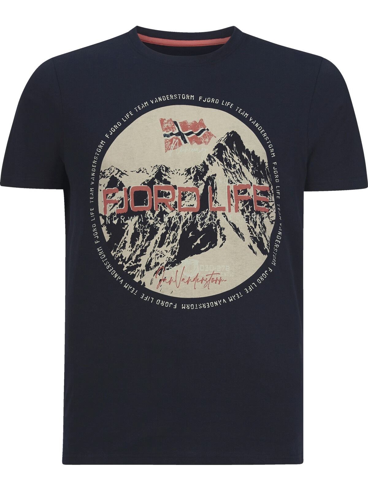 Jan Vanderstorm Rundhalsshirt »T-Shirt BENYAMIN«
