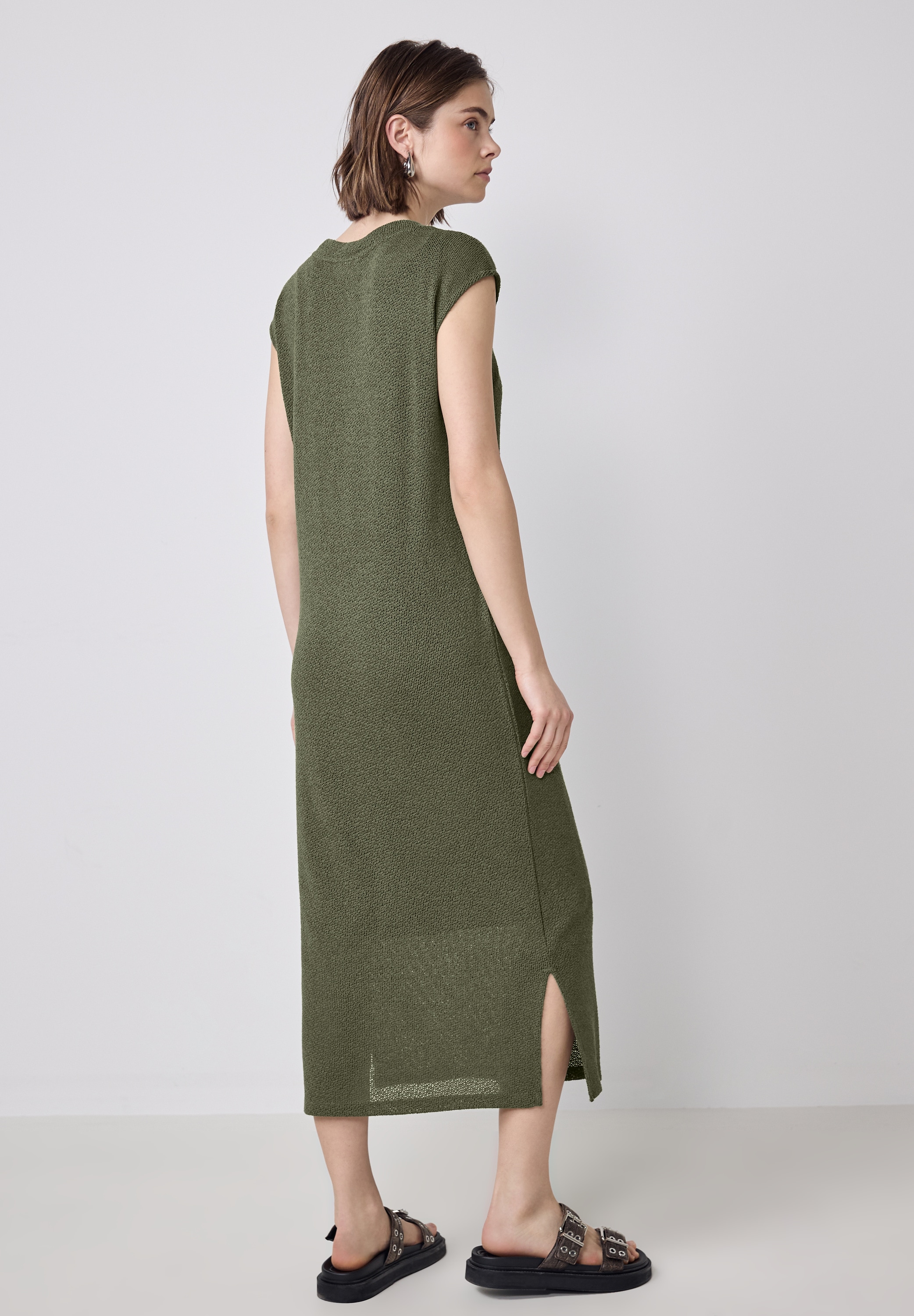 STREET ONE STUDIO Strickkleid, mit Rundhalsausschnitt