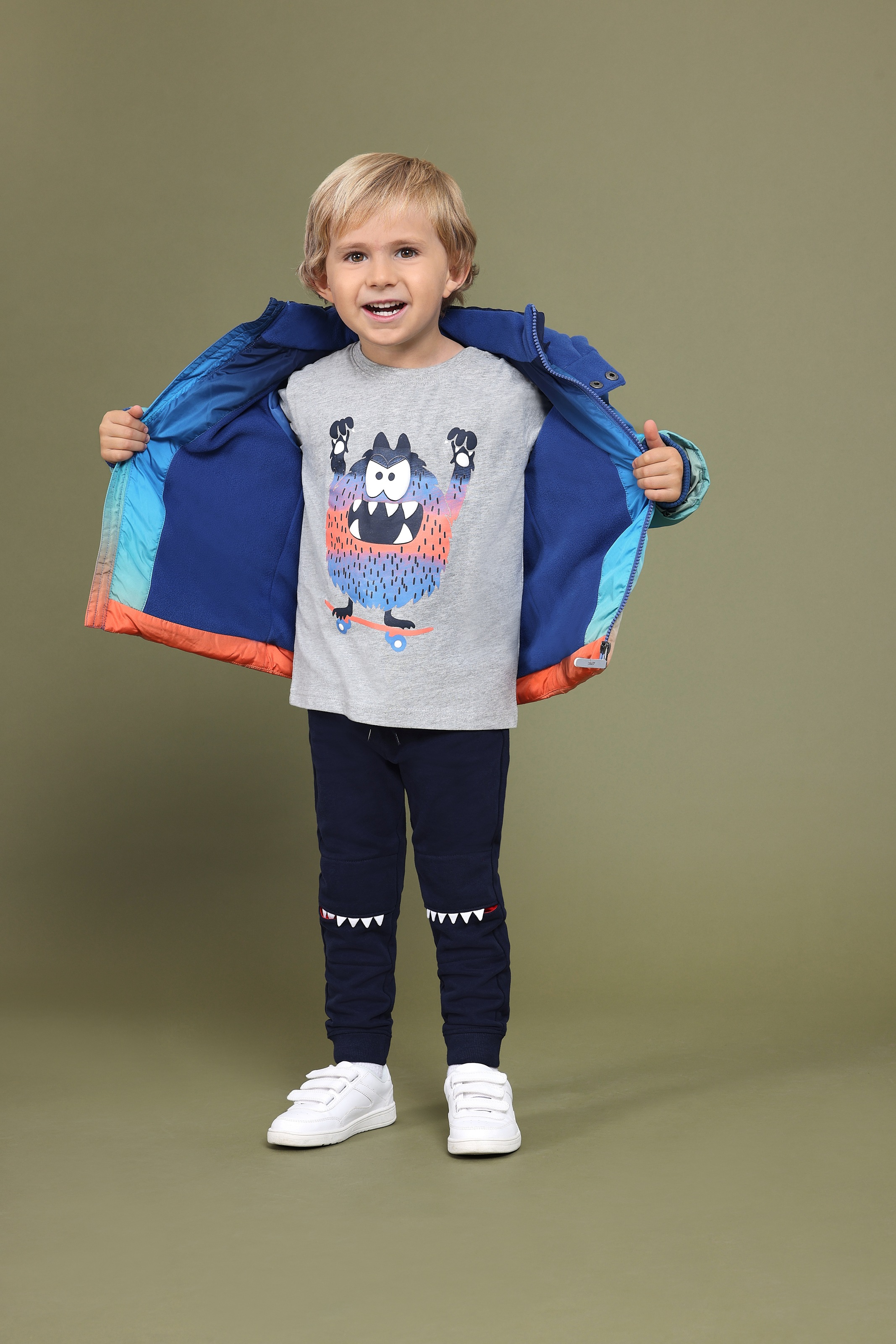 Blue Seven Steppjacke, mit Kapuze