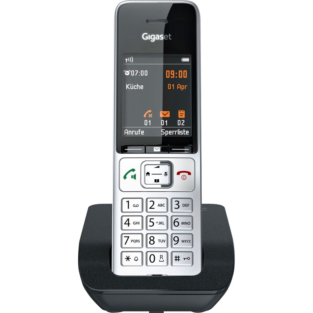 Gigaset Schnurloses DECT-Telefon »COMFORT 500«, (Mobilteile: 1)