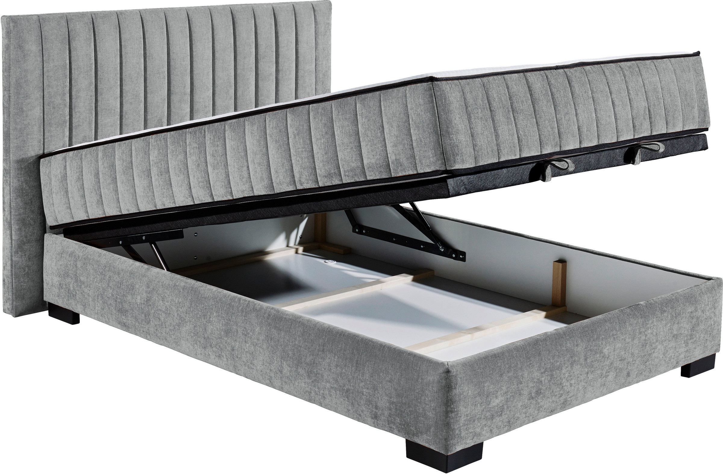 ED EXCITING DESIGN Boxbett »Nagol«, mit Bettkasten, mit Wendematratze, erhältlich in verschiedenen Breiten