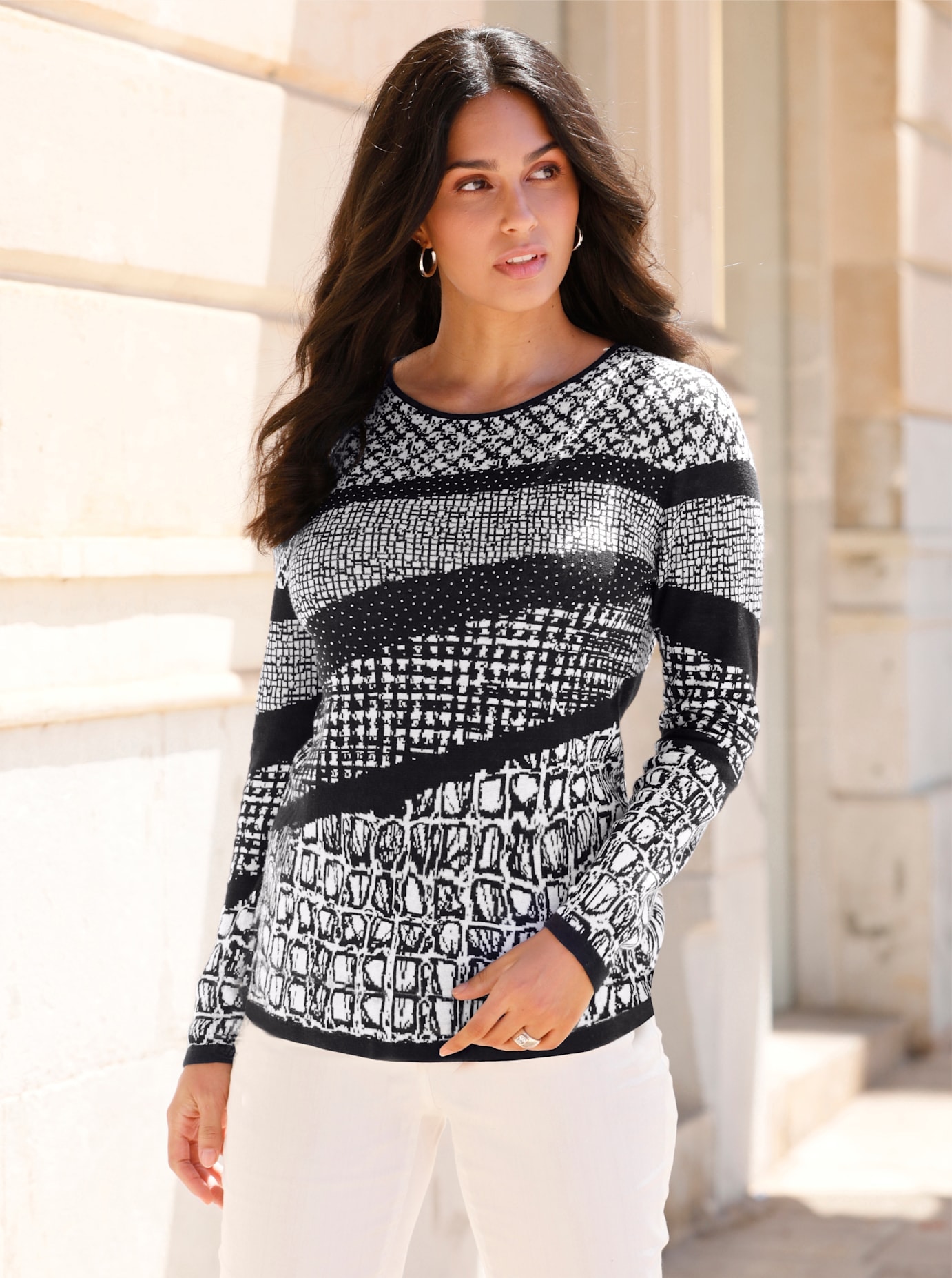 Inspirationen Jacquardpullover "Pullover"