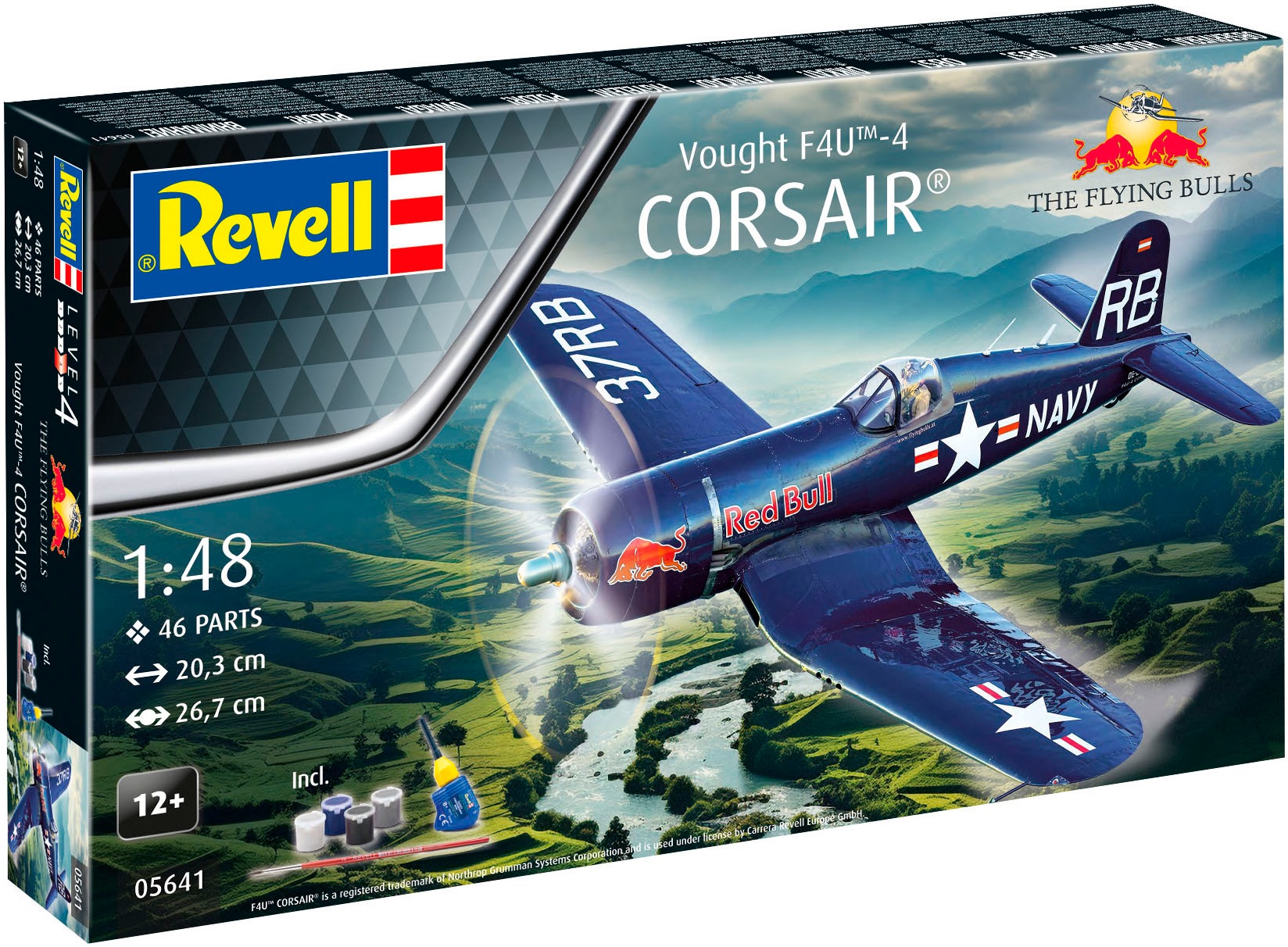 Revell® Modellbausatz »Flying Bulls F4U-4 Corsair«, 1:48