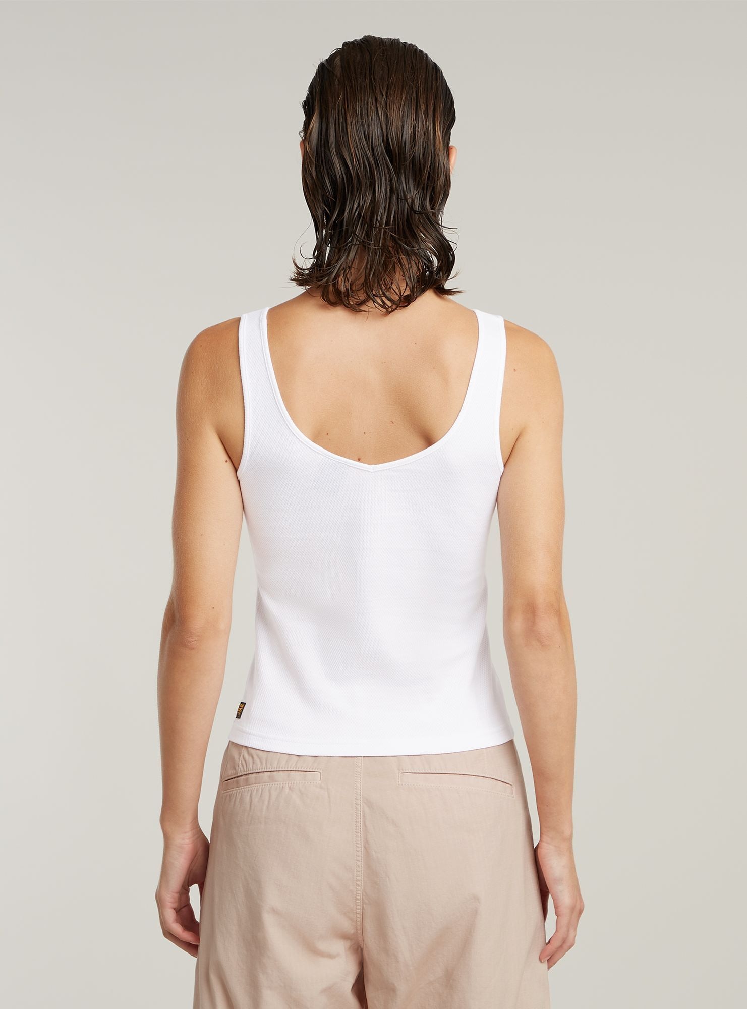 G-STAR T-Shirt "Asymmetrical Zip Slim Tanktop" günstig online kaufen