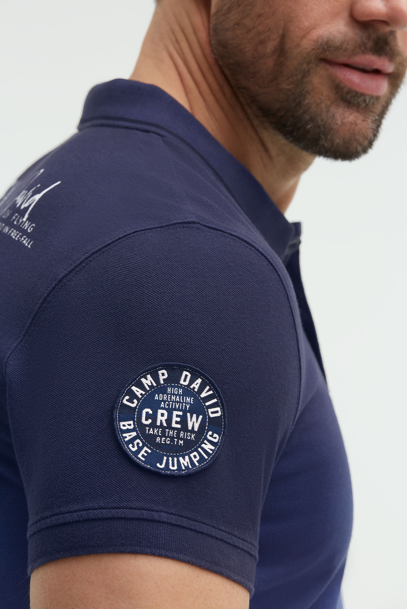 CAMP DAVID Poloshirt aus Baumwolle