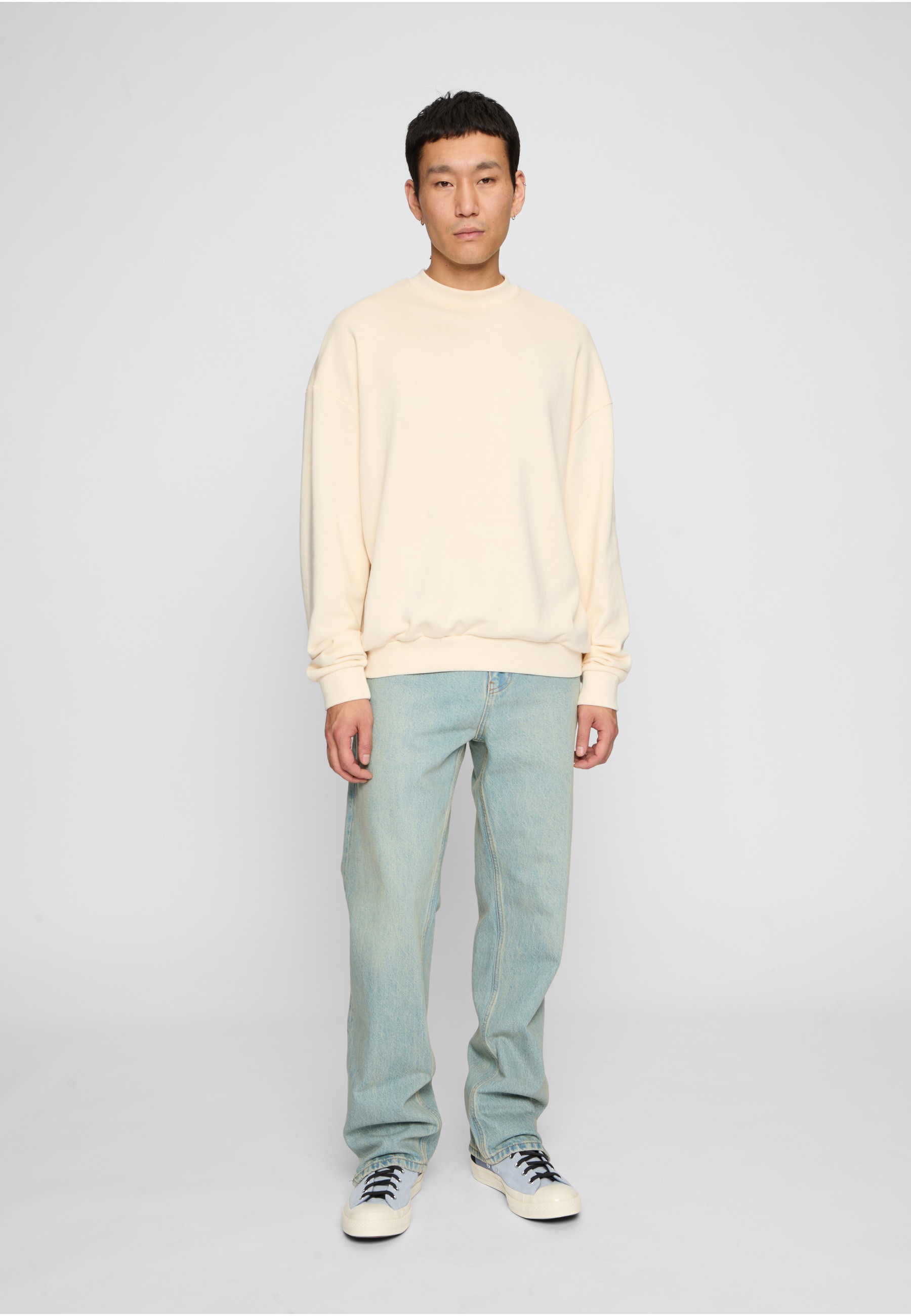 URBAN CLASSICS Sweater »Urban Classics Light Terry Crew«, 1 Stk.
