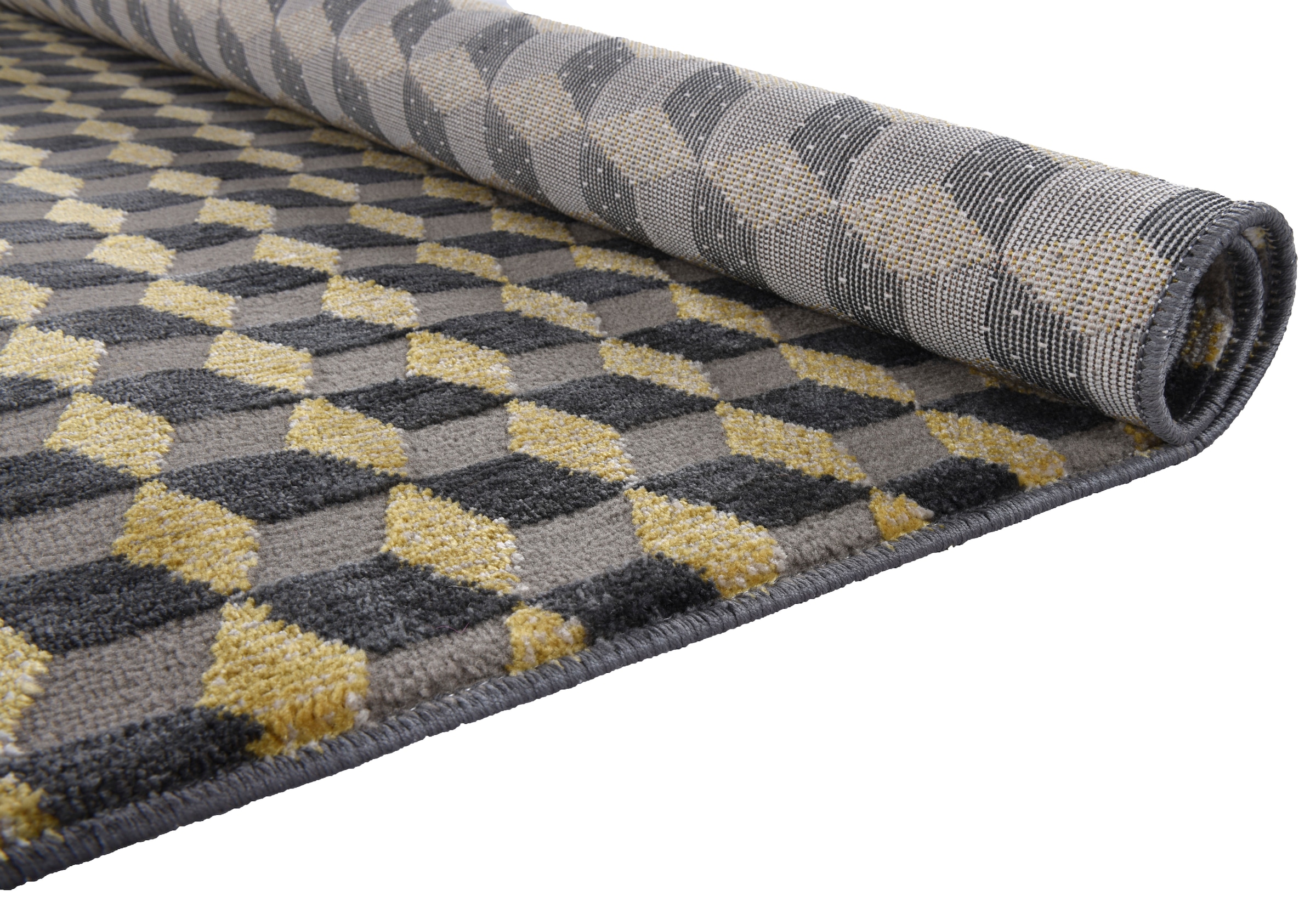 Gino Falcone Teppich »Fabiana 28«, rechteckig, 9 mm Höhe, modernes geometrisches 3D-Design, ideal im Wohnzimmer & Schlafzimmer