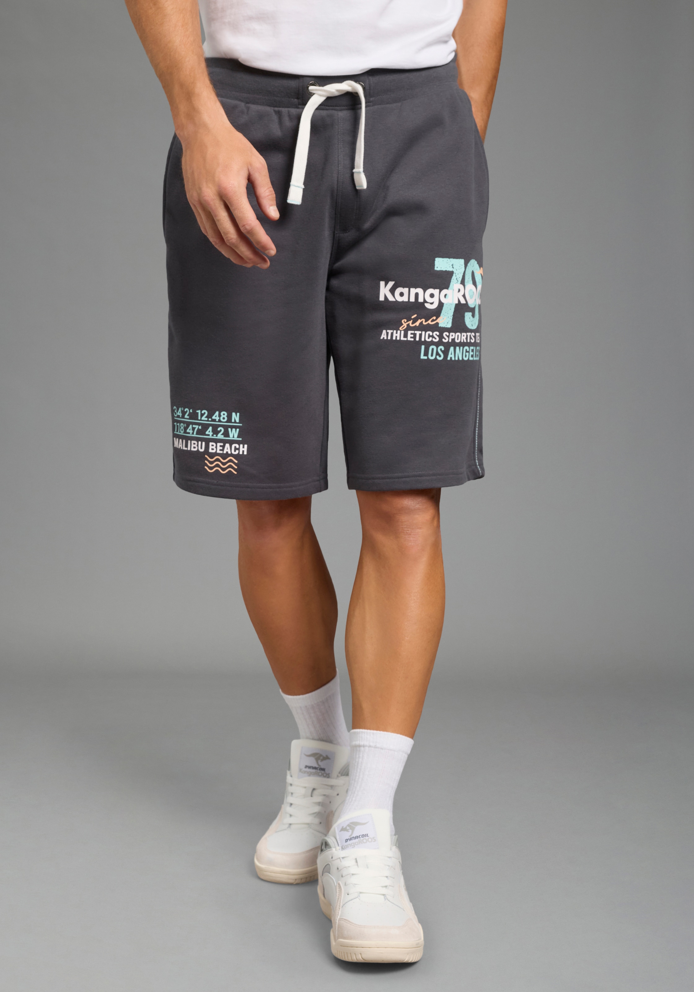KangaROOS Sweatshorts mit elastischem Bund, mit Kordelzug am Bund, auch in günstig online kaufen