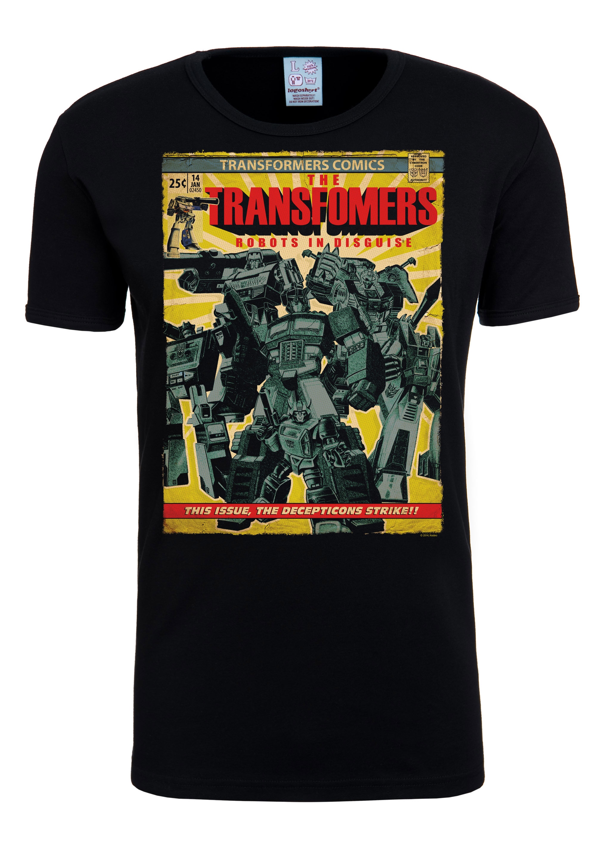 LOGOSHIRT T-Shirt »Transformers - Robots In Disguise«, mit lizenziertem Originaldesign