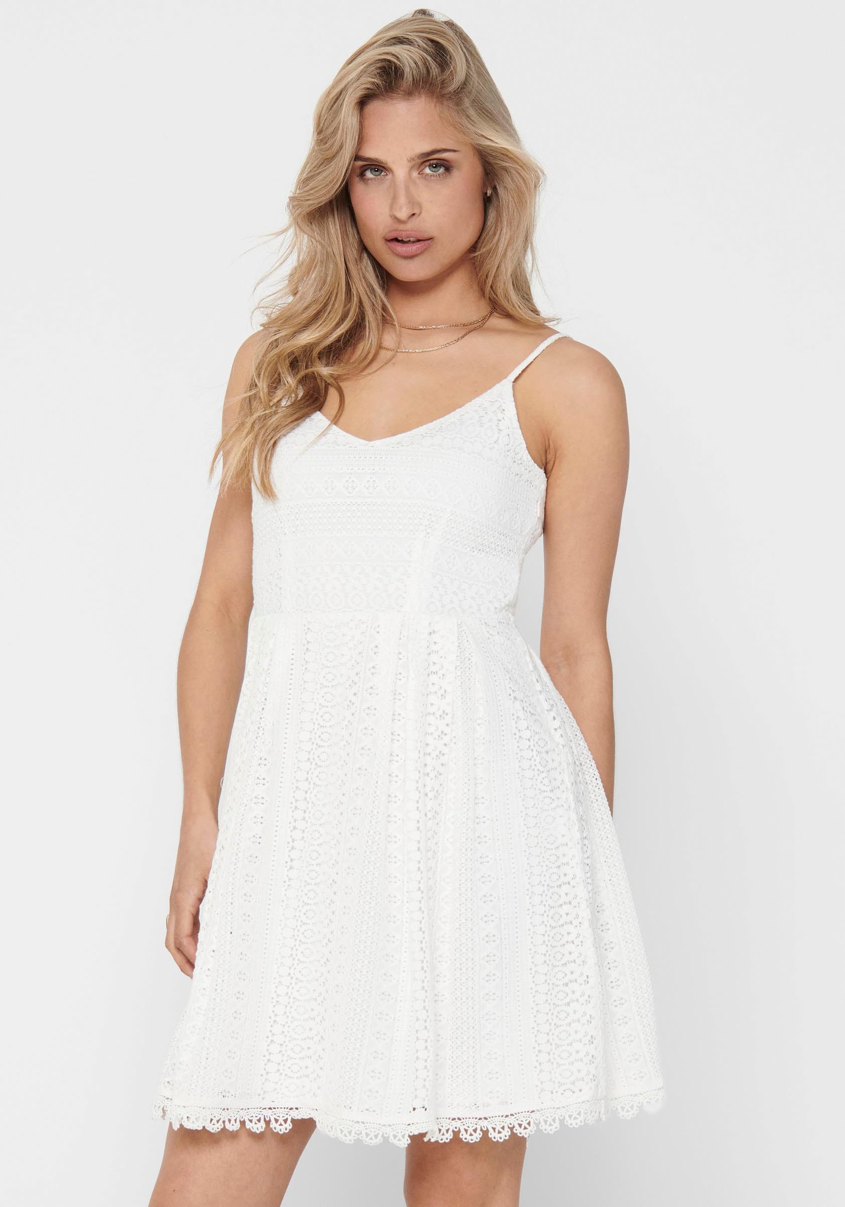 ONLY Trägerkleid "ONLHELENA – Trägerkleid aus Baumwolle für den Sommer", re günstig online kaufen