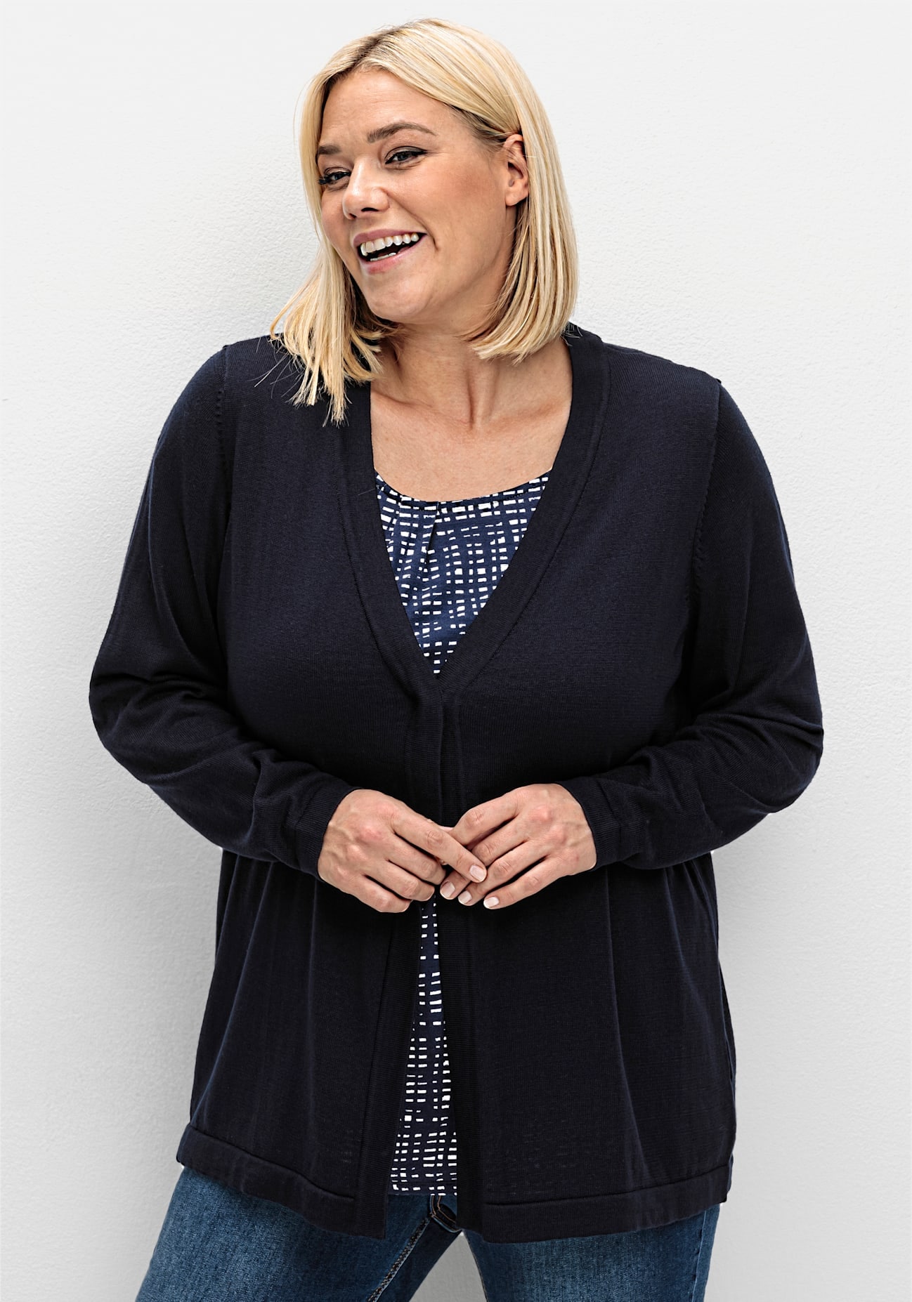 Sheego Strickjacke günstig online kaufen