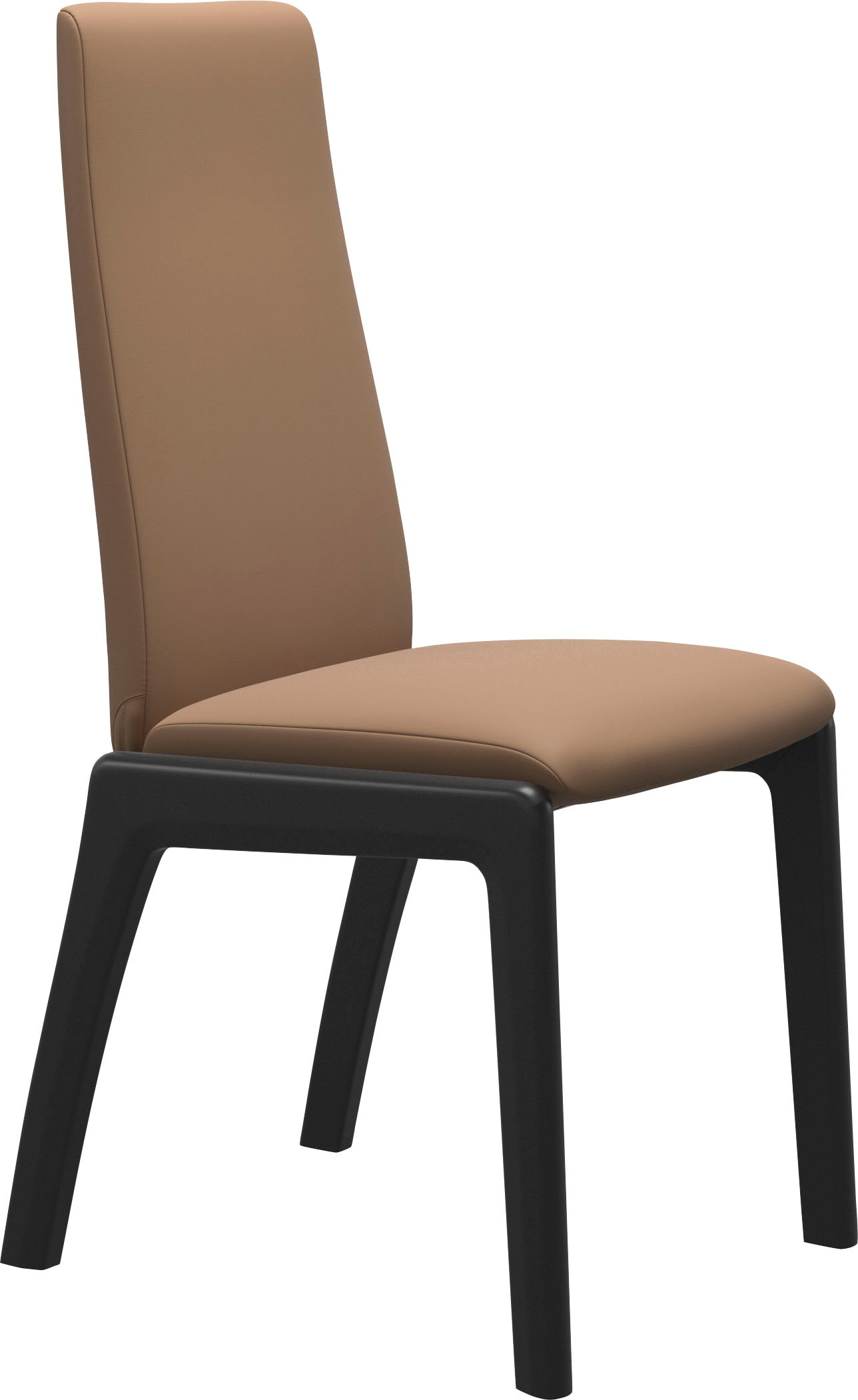Stressless® Polsterstuhl »Laurel«, Leder BATICK, Low Back, Größe L, mit abgerundeten Beinen in Schwarz