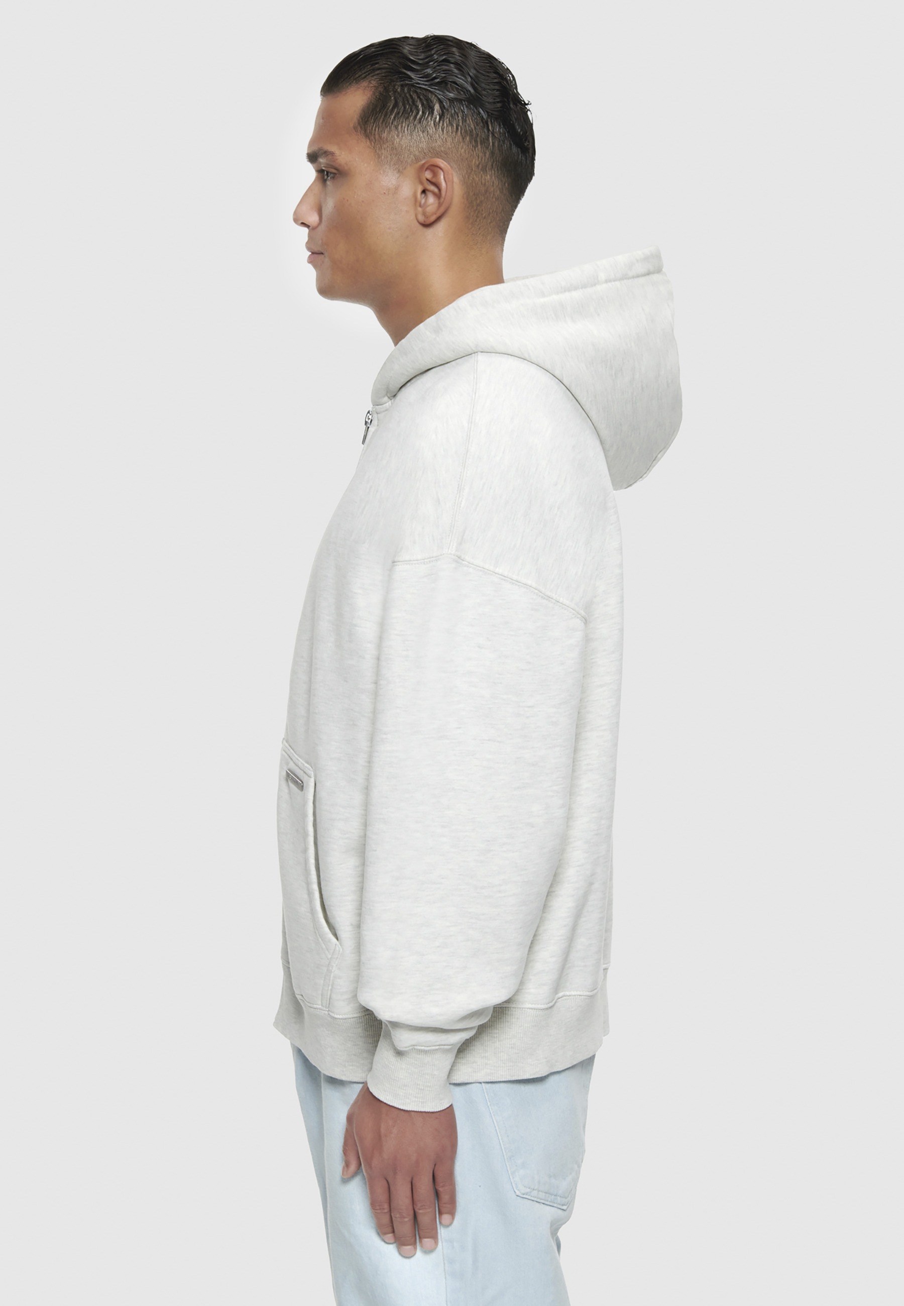 Dropsize Kapuzenpullover »Dropsize Herren Bazix Republiq Super Heavy Rib Zipper« 1