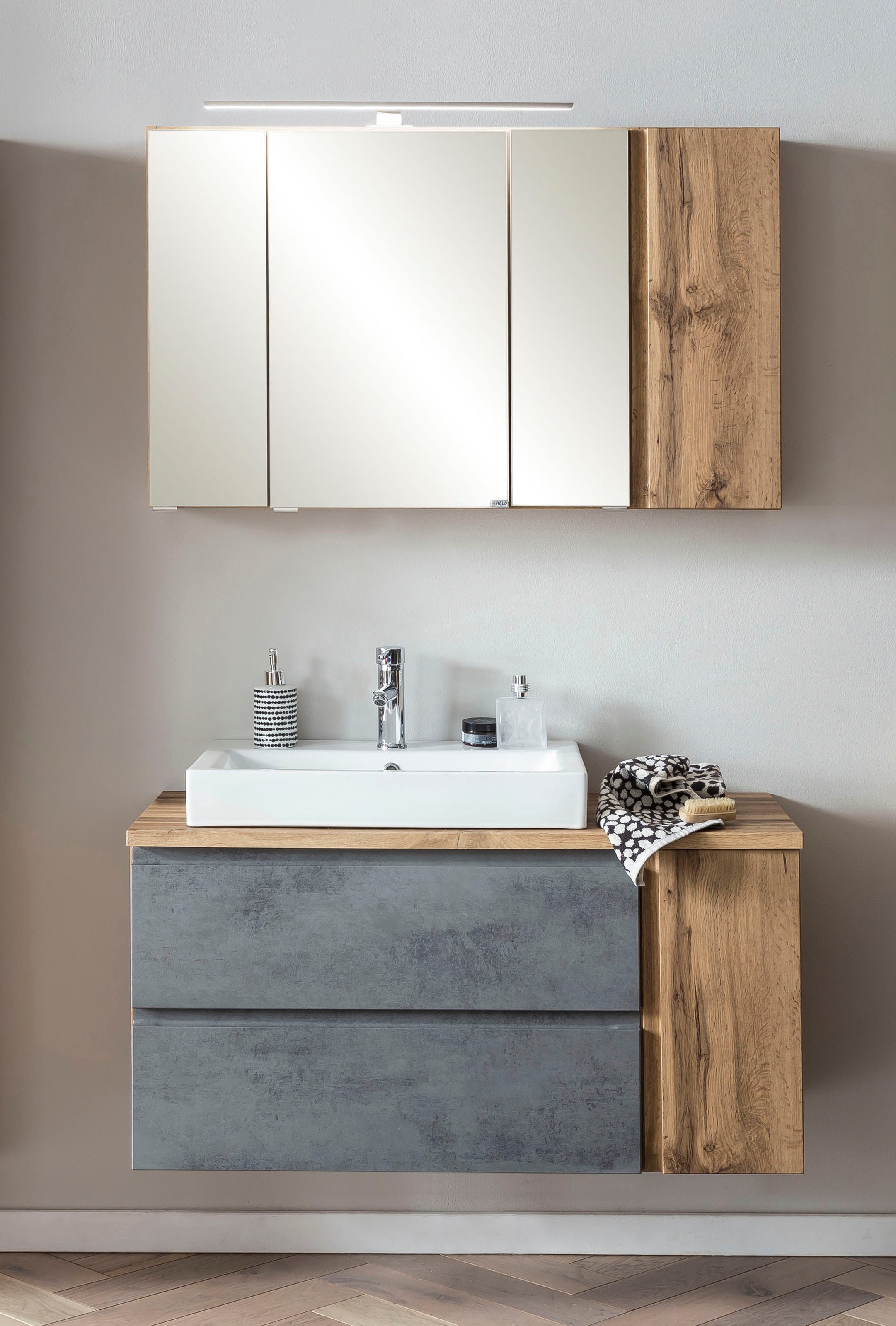 welltime Badmöbel-Set "Sölden" 2 Stk. tlg. günstig online kaufen