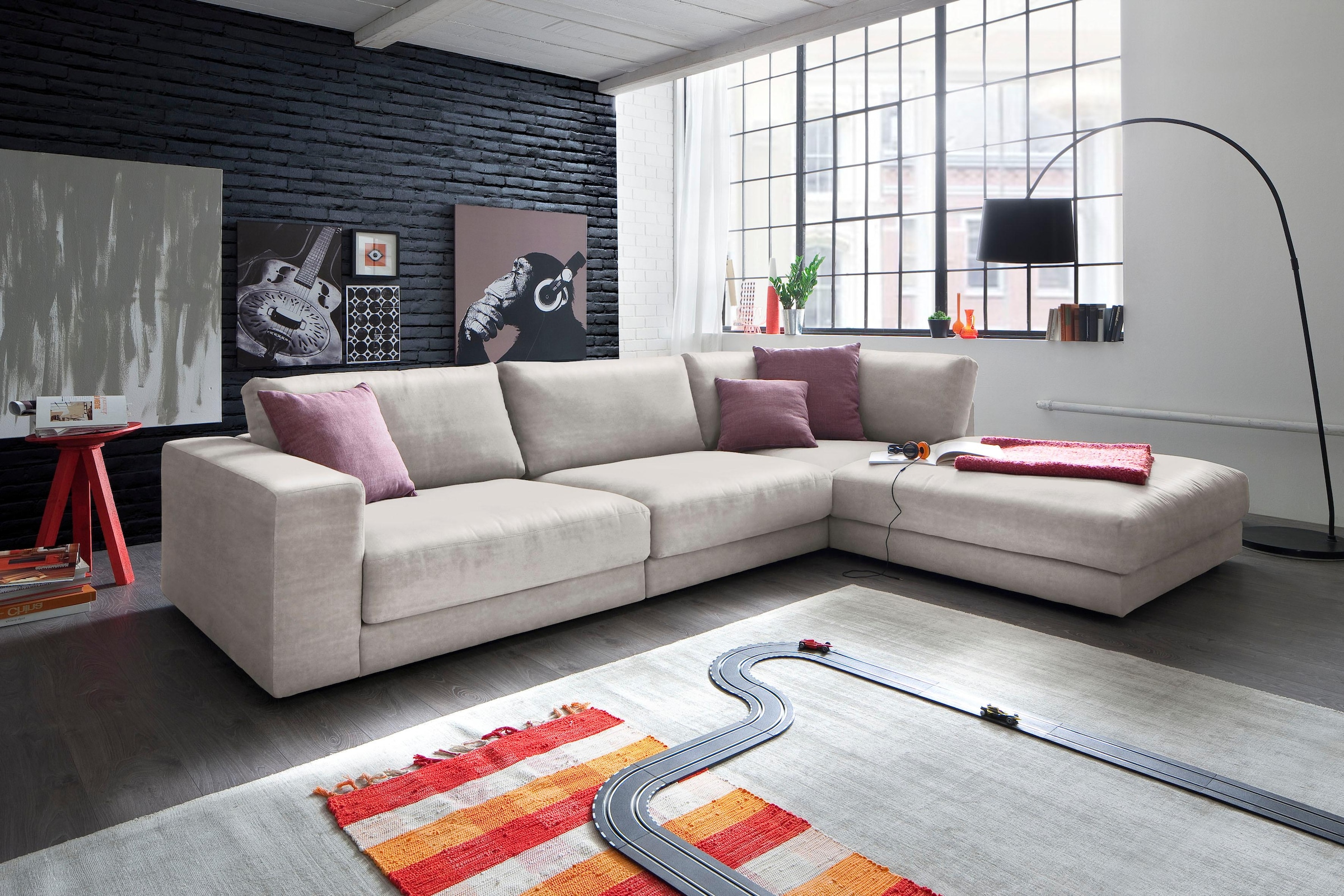 3C Candy Ecksofa »Enisa II L-Form«, bestehend aus Modulen, daher auch individuell aufstellbarbar