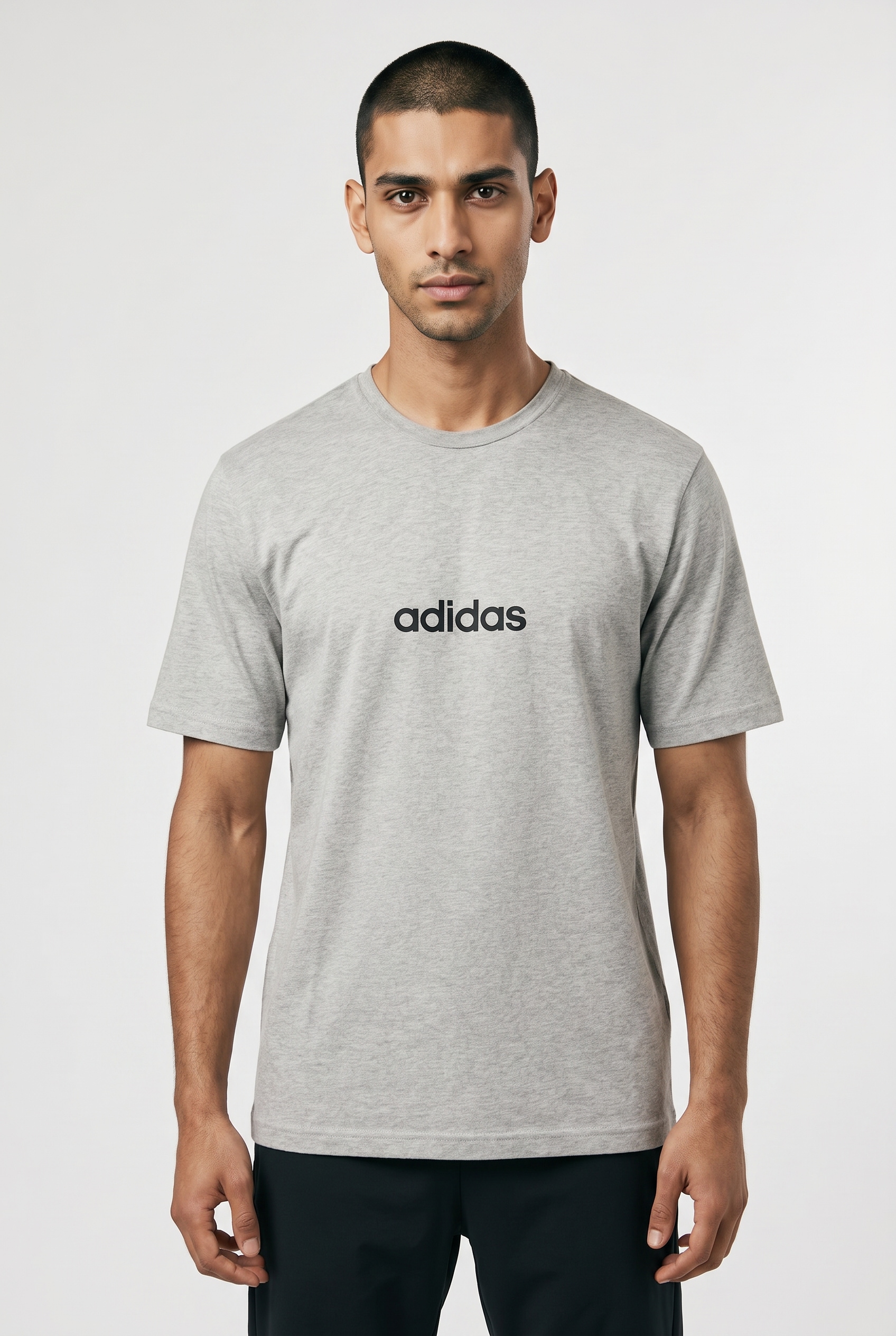 adidas Sportswear T-Shirt "M LIN SJ T" überschnittene Schultern, Kurzarmdesign, aus Baumwolljersey