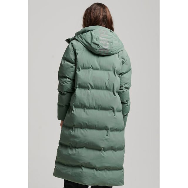 Superdry Steppmantel »HOODED LONGLINE PUFFER JACKET« kaufen | BAUR