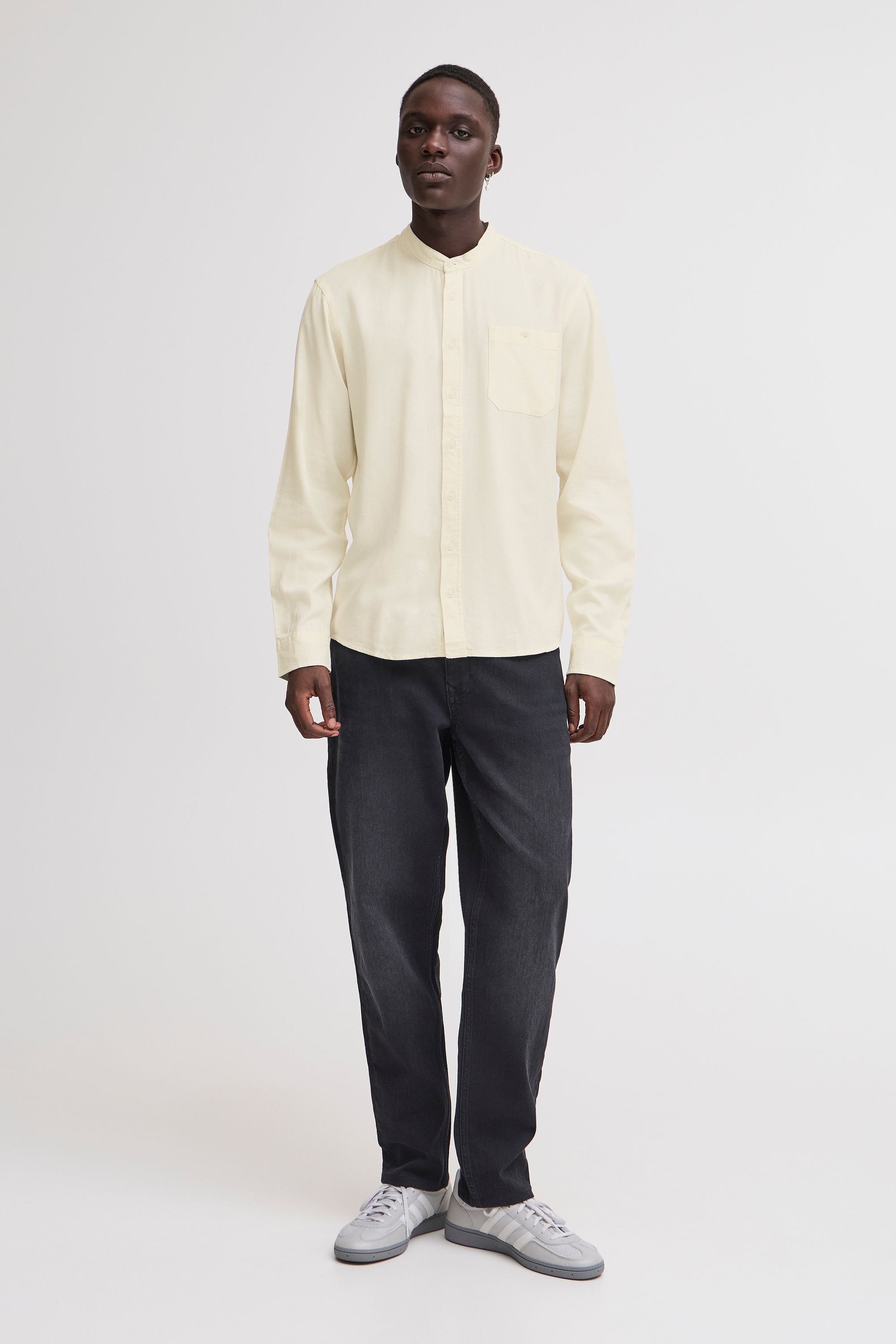 Blend Langarmhemd »Langarmhemd BHBobby Shirt mandarin«