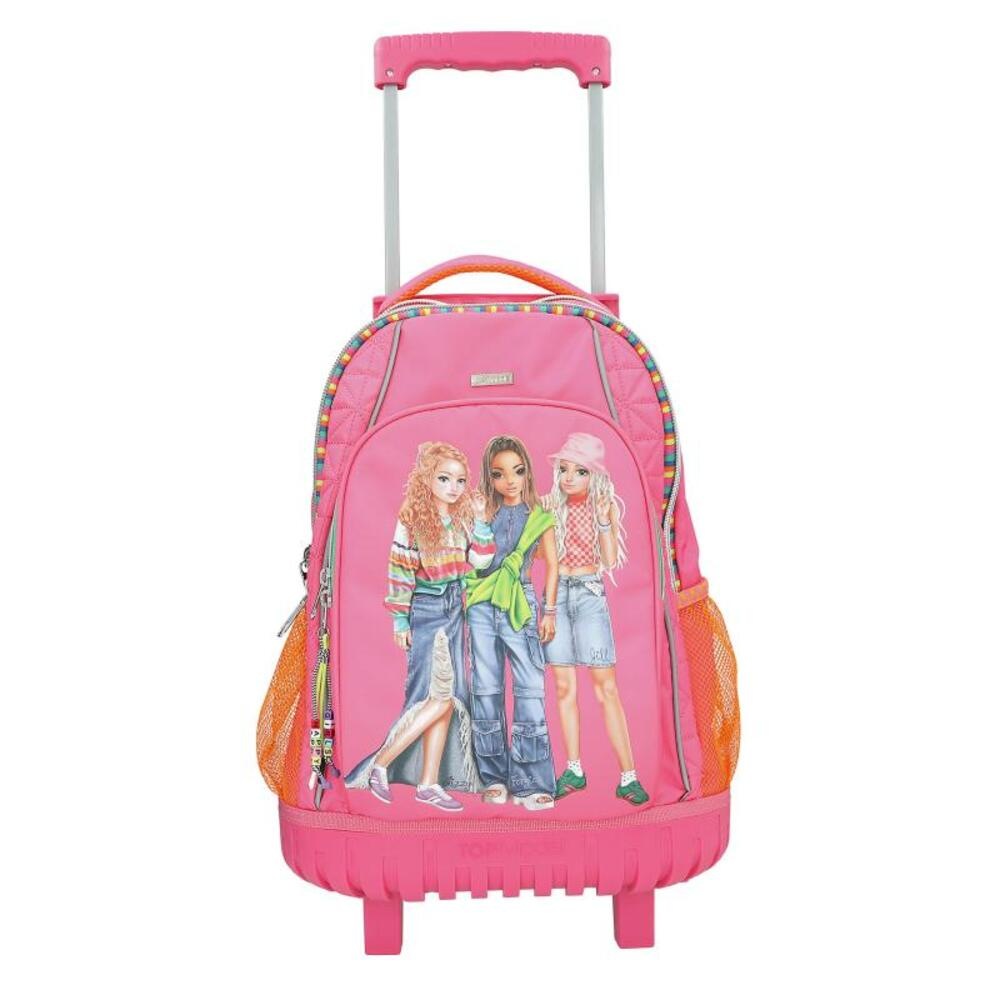 Thumbnail - Depesche Reiserucksack "Schulrucksack Trolley Joy TOPModel 25 x 32 x 52 cm pink"