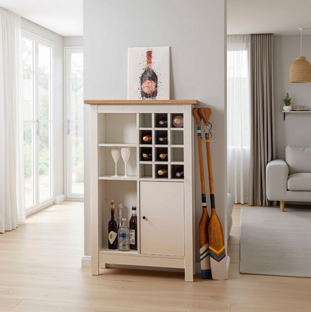 Inter Link Highboard "Julina" 1 Stk. tlg. Weinschrank, BxTxH: ca. 76,8 x 33 günstig online kaufen