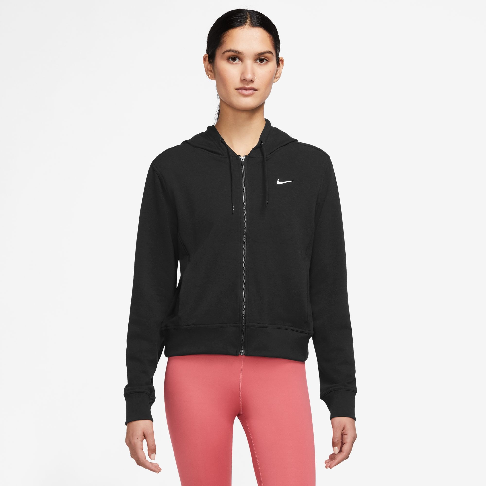 Nike Trainingsjacke "DRI-FIT ONE WOMENS FULL-ZIP HOODIE" günstig online kaufen