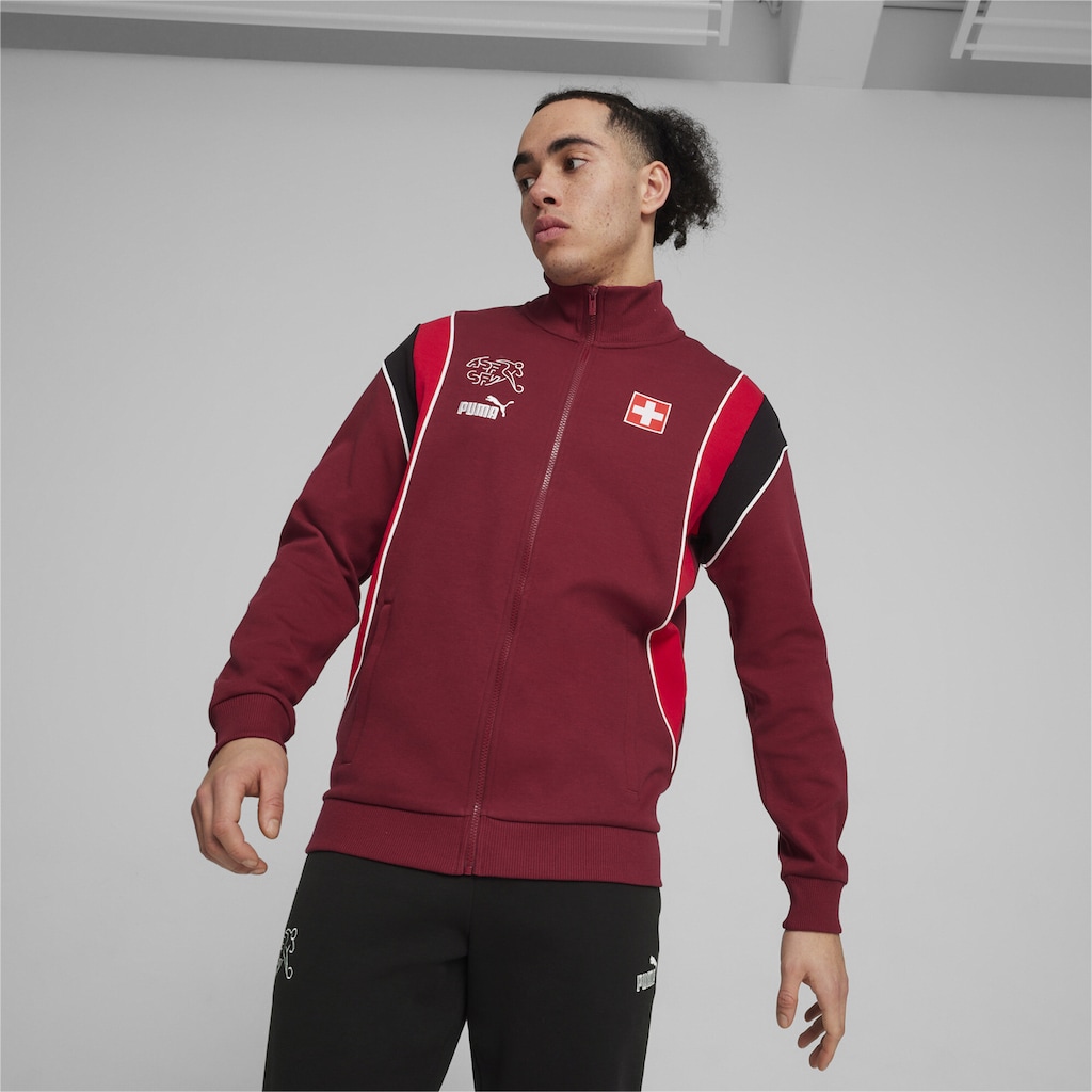 PUMA Sweatjacke »Schweiz FtblArchive Trainingsjacke Herren«