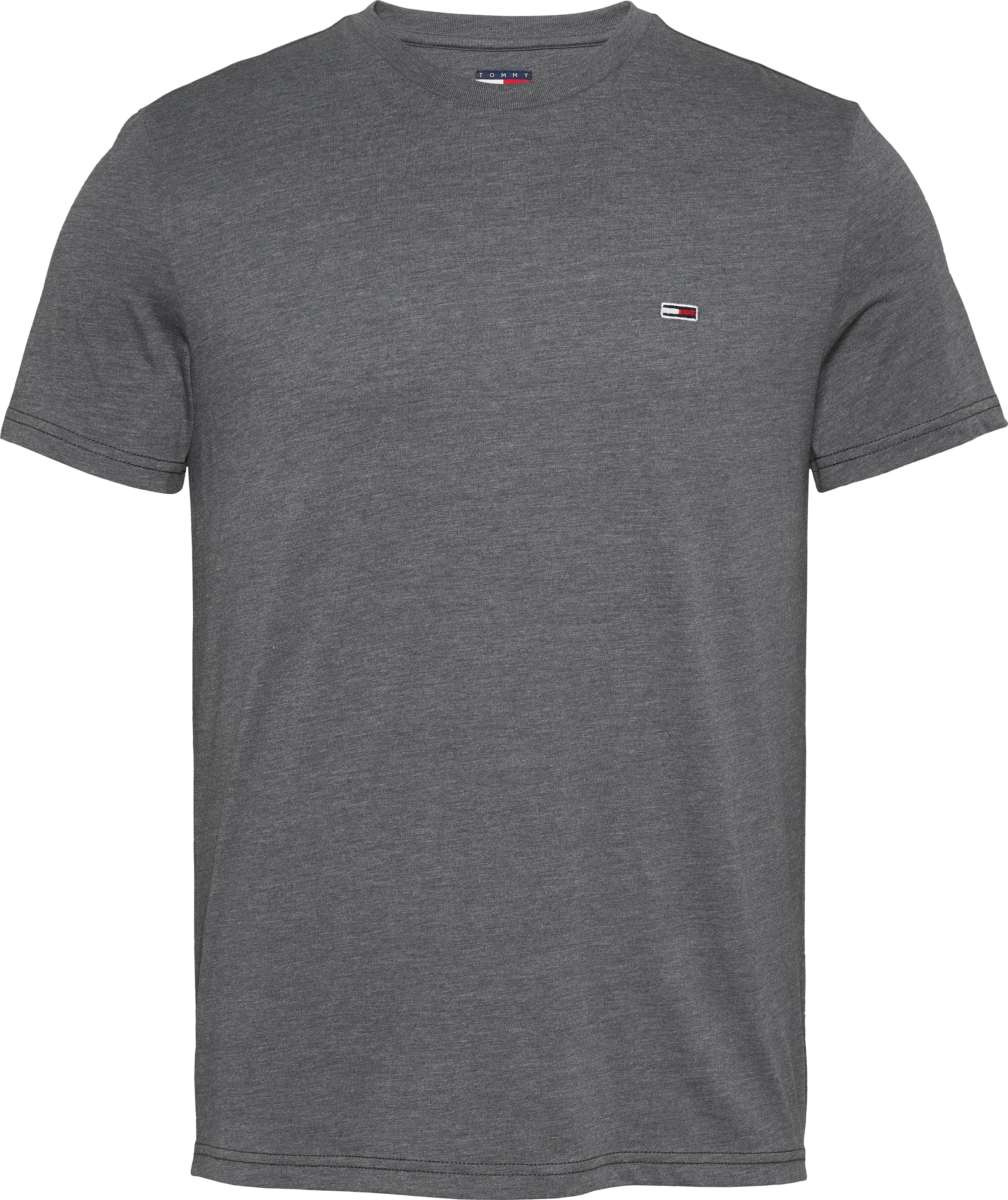 Tommy Jeans T-Shirt »TJM XSLIM JASPE HTR TEE EXT«, Mit Rundhalsausschnitt