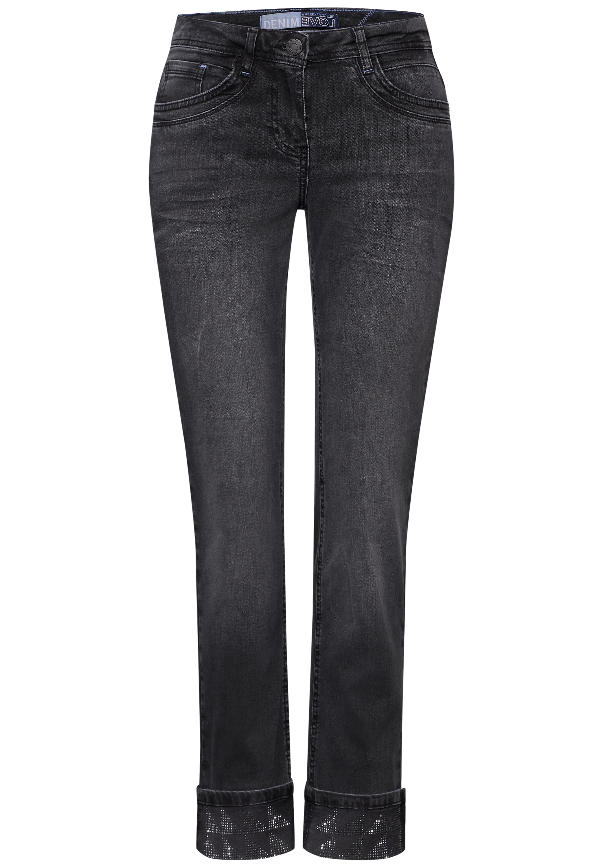 Cecil Comfort-fit-Jeans, Middle Waist