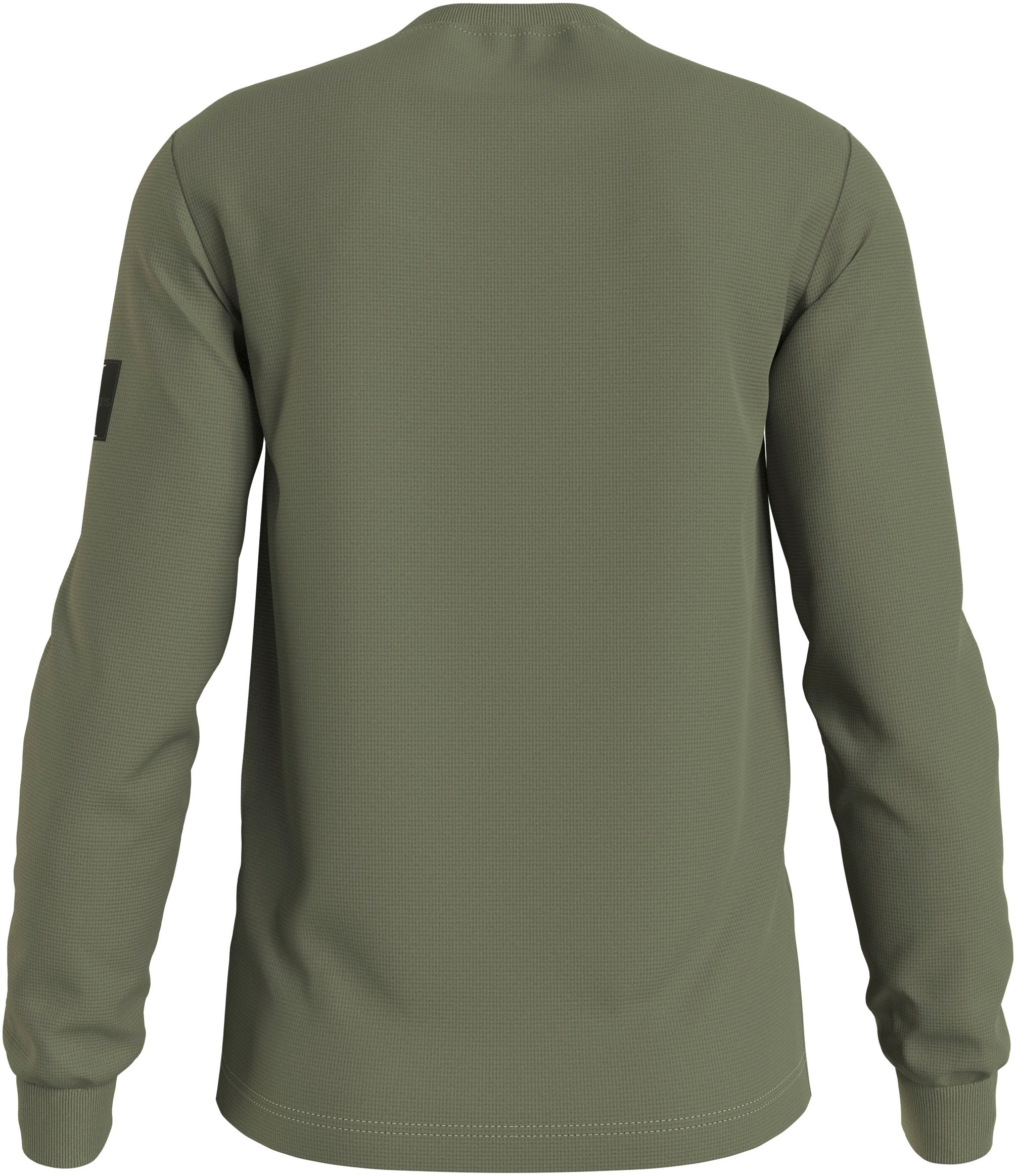 Calvin Klein Jeans Langarmshirt »BADGE WAFFLE LS TEE«, mit Logopatch