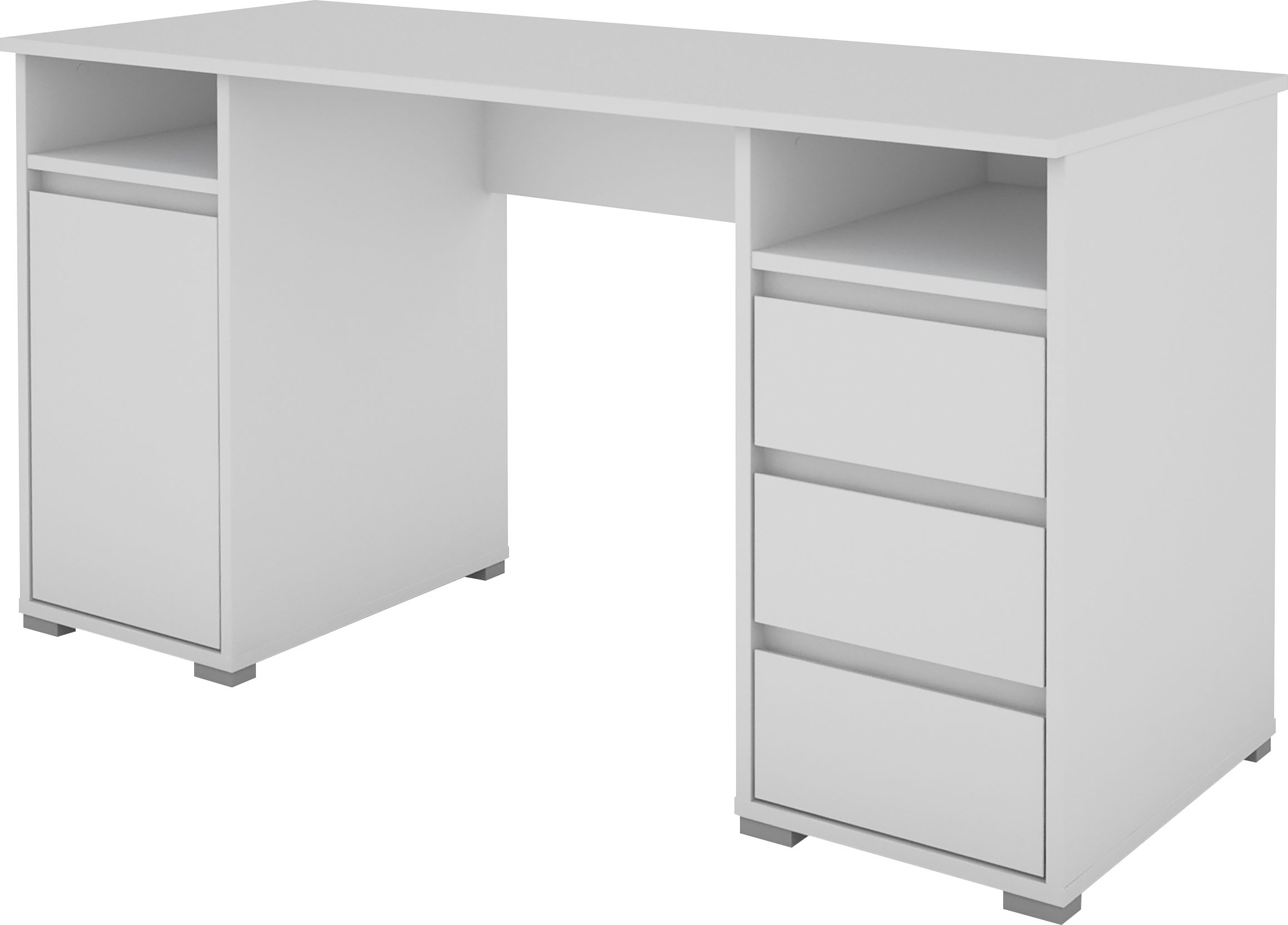 Thumbnail - byLIVING Schreibtisch "Lobo" Breite 138 cm, Computertisch mit Schubladen, im modernen Design